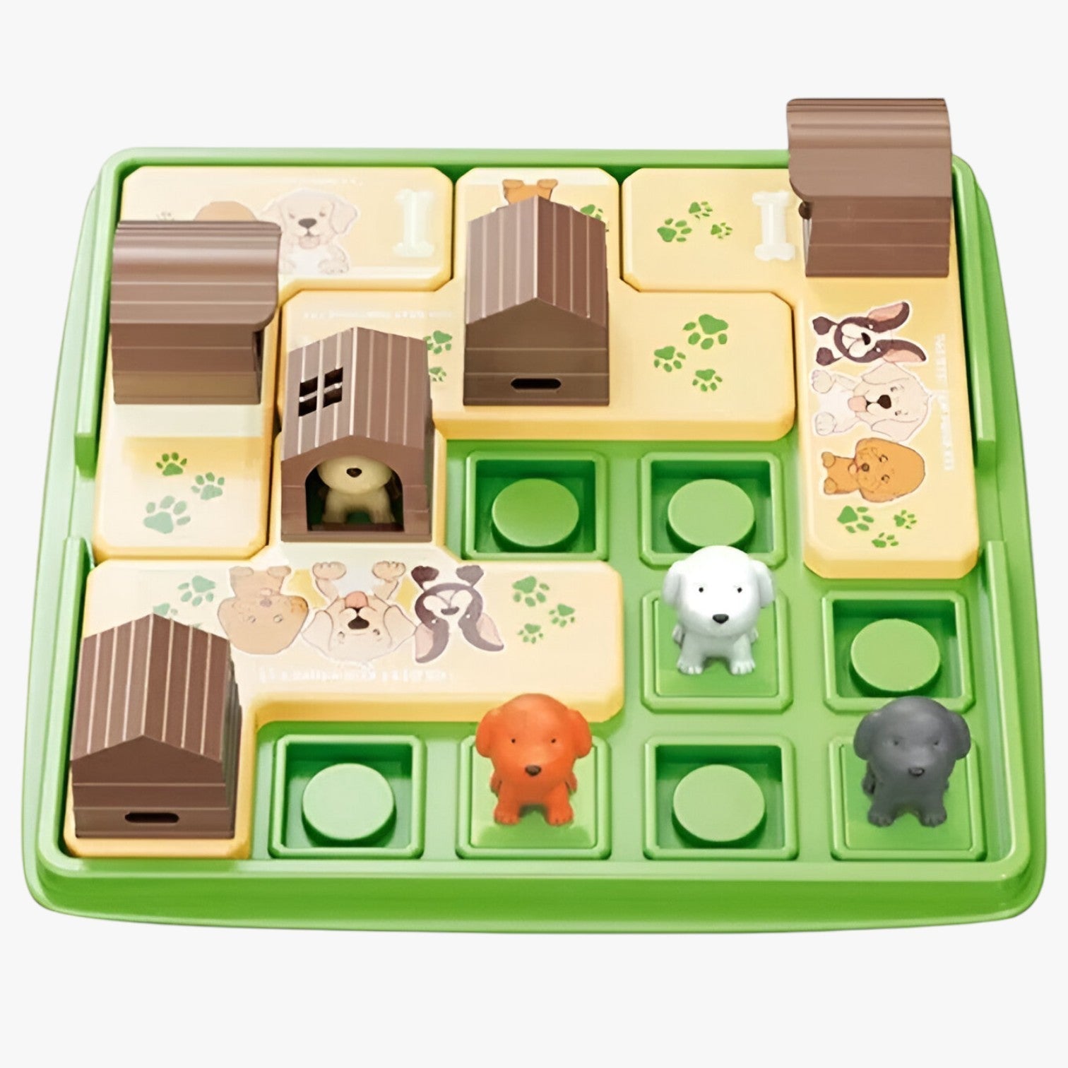 Mila | Tavola Labyrint Logik og Pædagogisk Puzzle - Hundehus - baby - {{ product_tags }