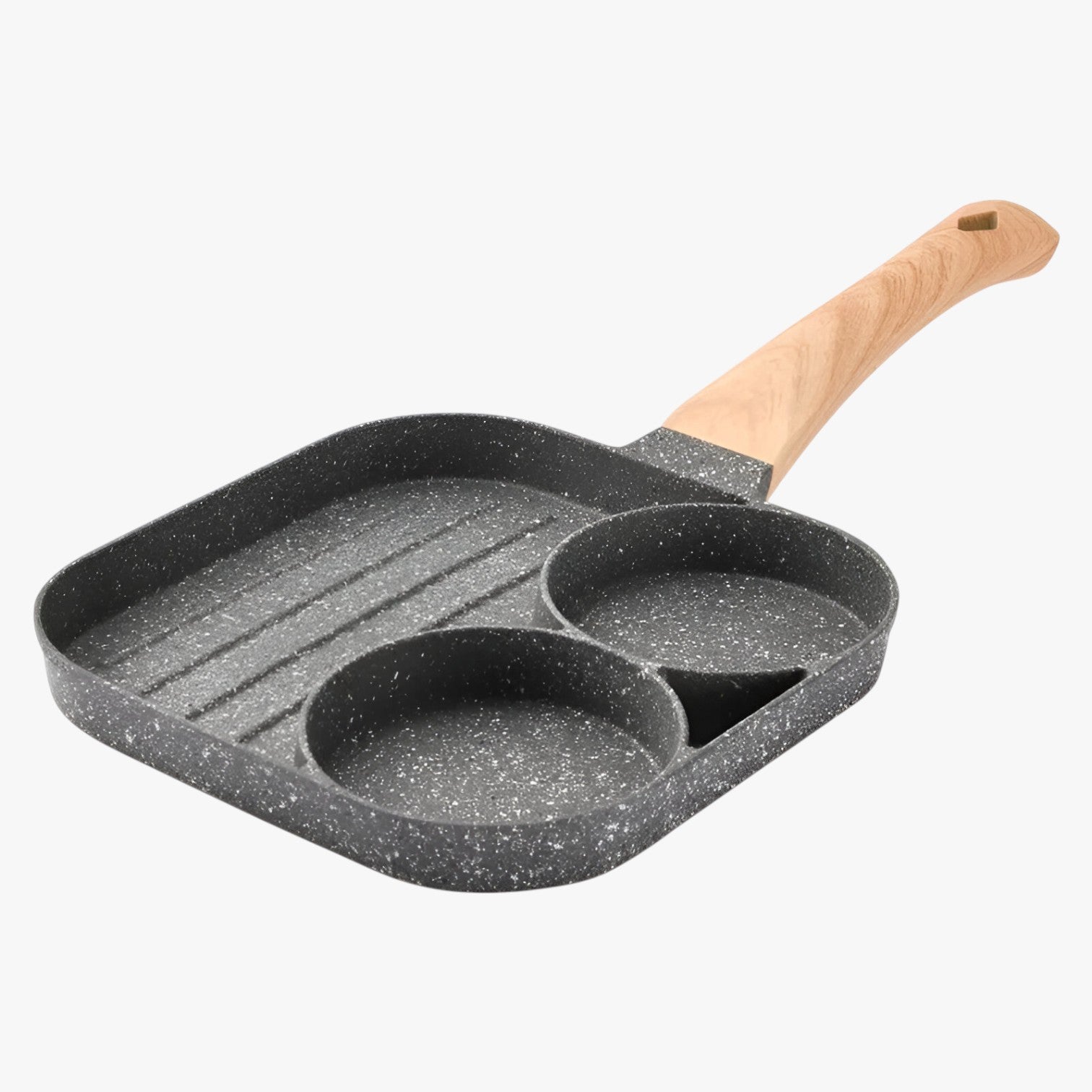Zephyr | 4 i 1 non-stick morgenmadspande - 2 huller - house & garden - {{ product_tags }