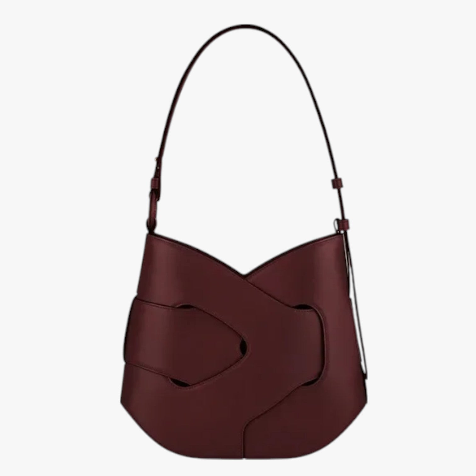 Skye | Håndtaske i flettet læder - Frankrig Bordeaux Scuru 26x6x28cm - Skye | Håndtaske i flettet læder - €25 - {{ product_tags }