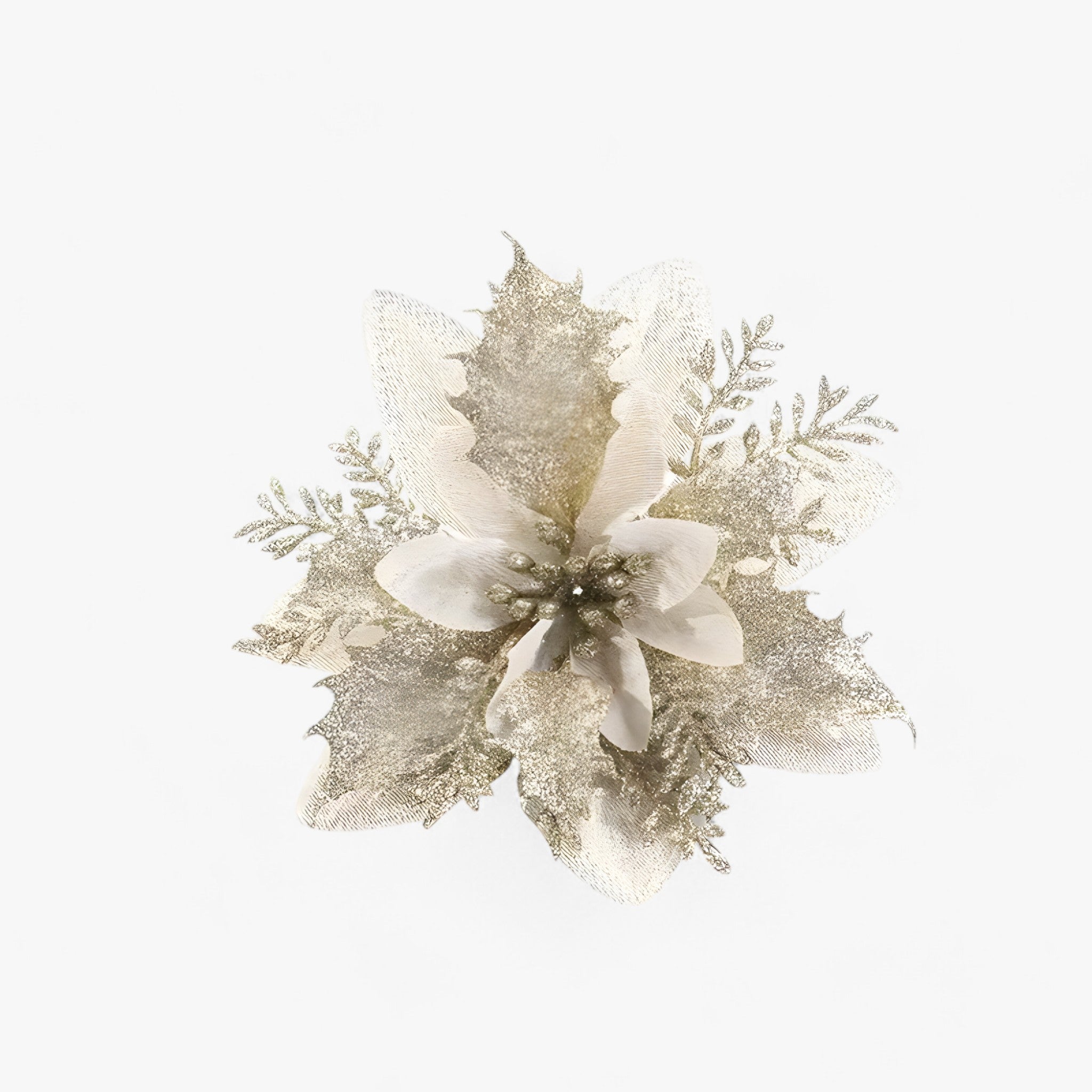 Blomster | Kunstige juleblomster - Elegance til julen - Guldfarvet 10 Stykker - christmas - {{ product_tags }