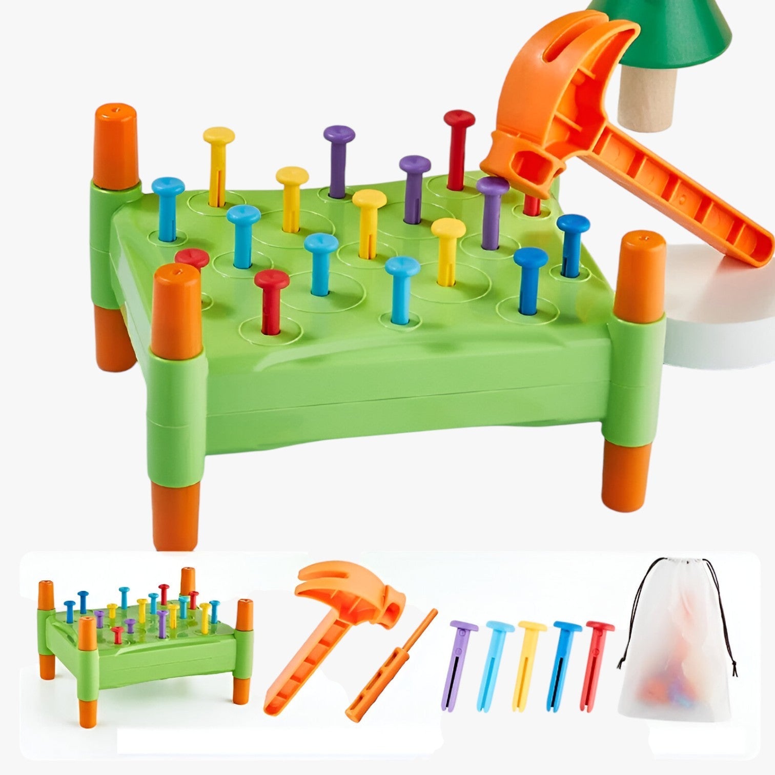Montessori Spil: Finmotorisk Træning & Sensorisk Læring for Børn - - baby - {{ product_tags }