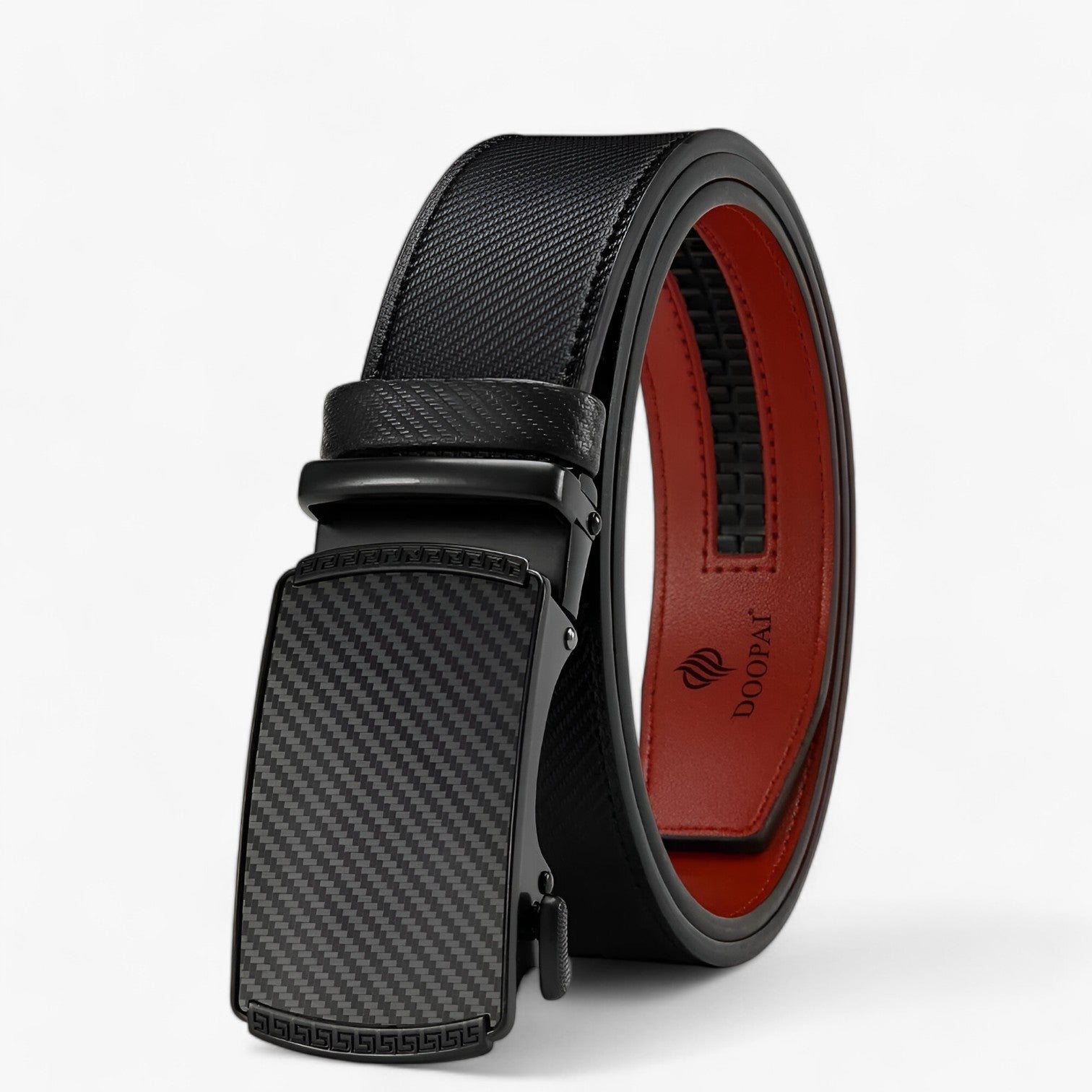 Coen | Luksus Læder Automatisk Bælte med Justerbar Spænde - Sort - men's fashion - {{ product_tags }