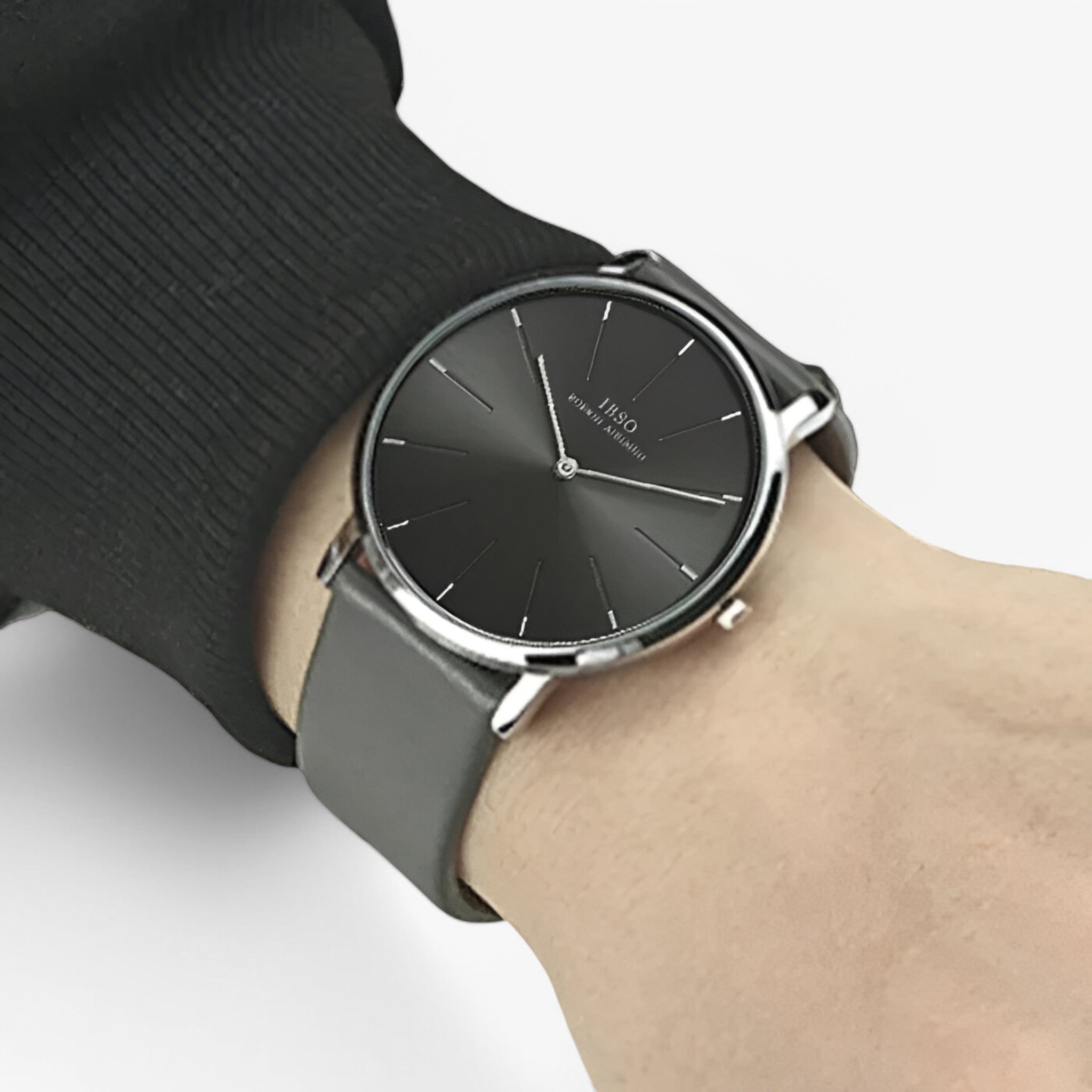 Oberon | Ultratyndt luksus herreur i brunt læder - - watches - {{ product_tags }