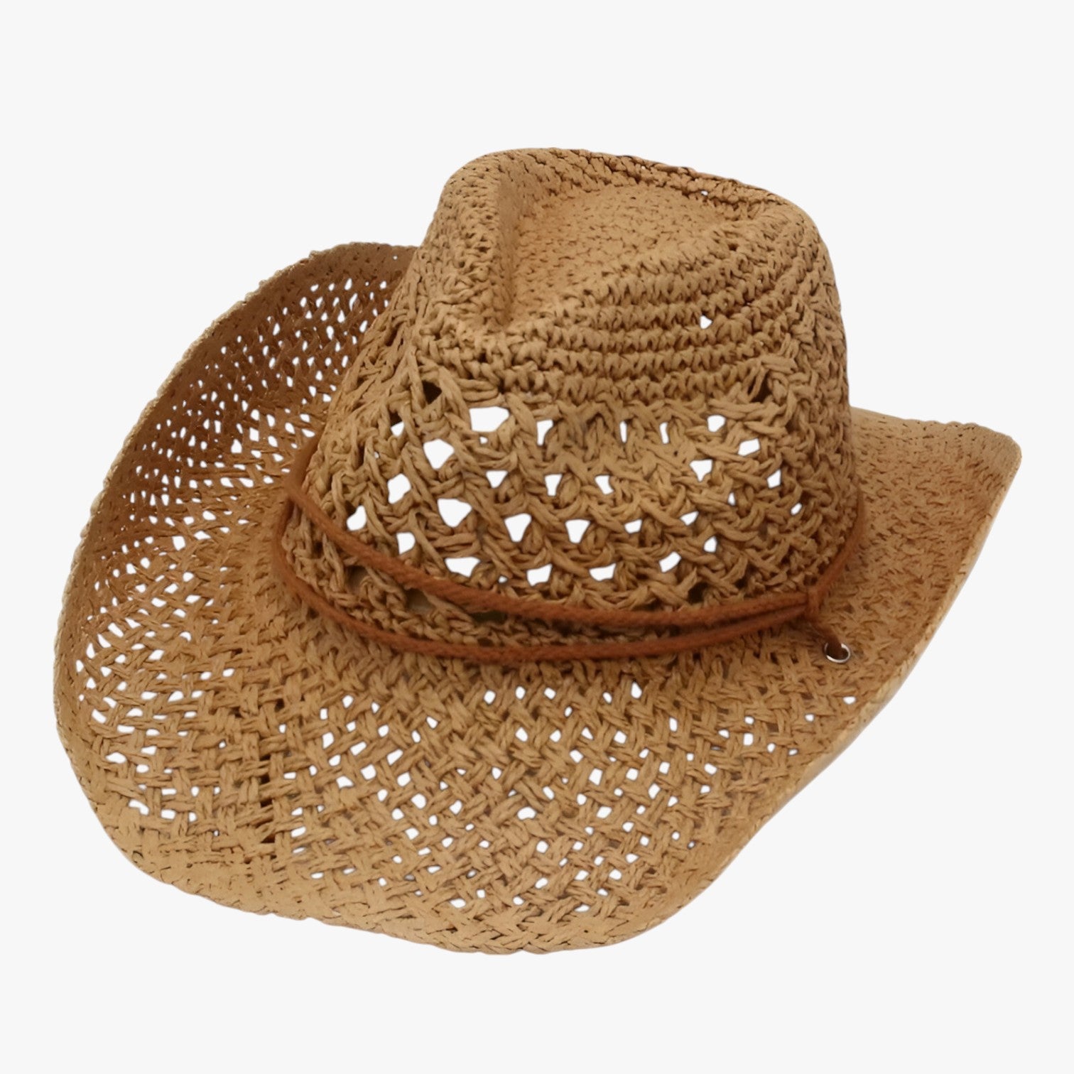 Veronica | Stilfuld & Beskyttet - Vintage Western Solhue til Damer - Khaki 55-58cm - women's fashion - {{ product_tags }
