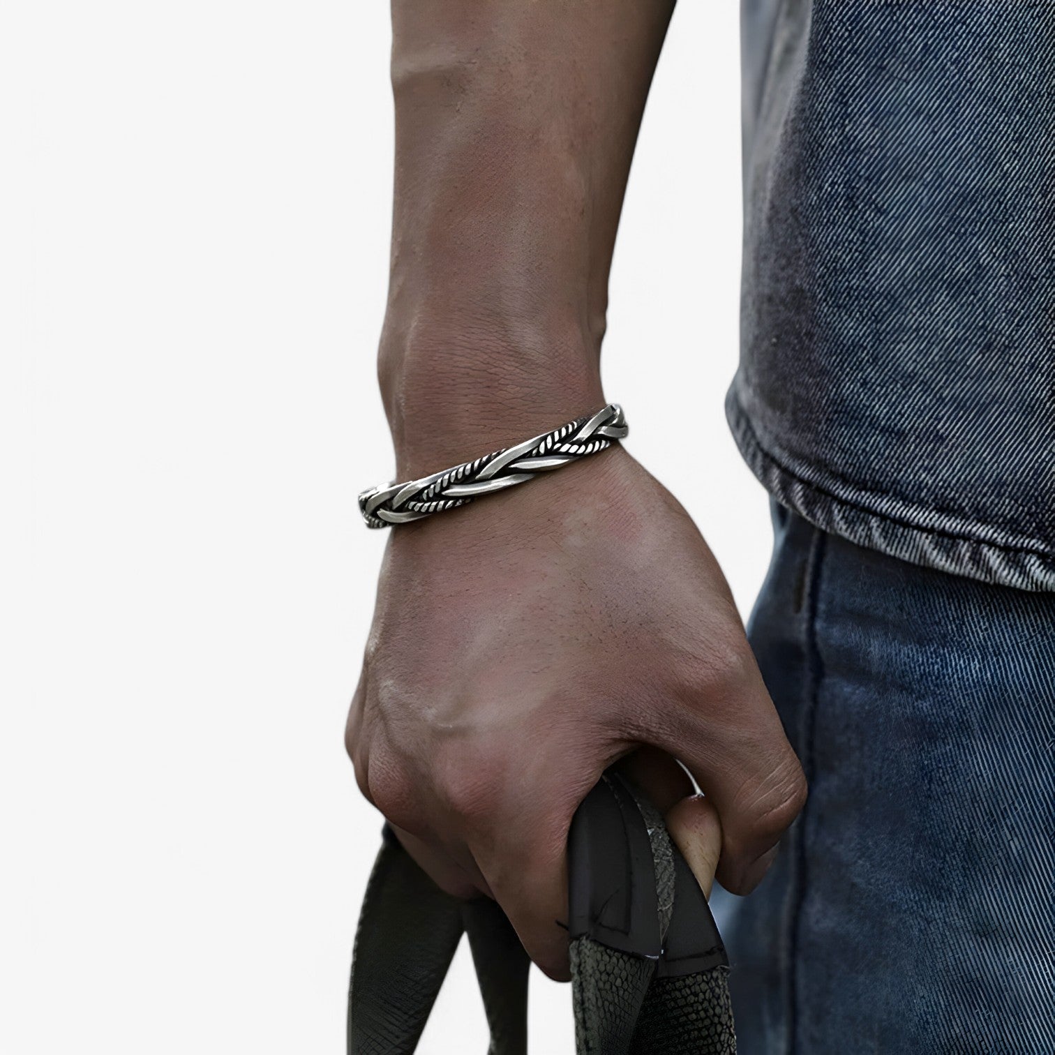 Leandro Sterling Sølv Armbånd - Cool, Tidløst og Håndlavet - - Bracelets - {{ product_tags }