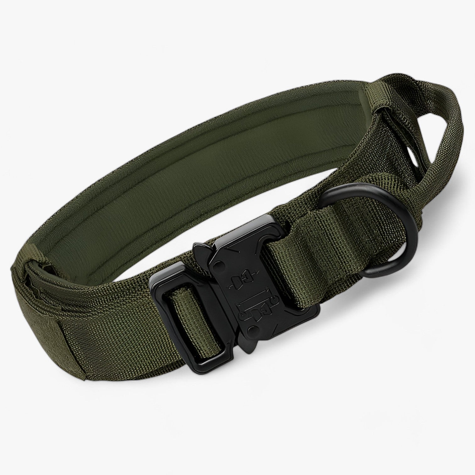 Brodie| Taktisk hundehalsbånd med håndtag til træning - Grøn Halsbånd - Brodie| Taktisk hundehalsbånd med håndtag til træning - €25 - {{ product_tags }