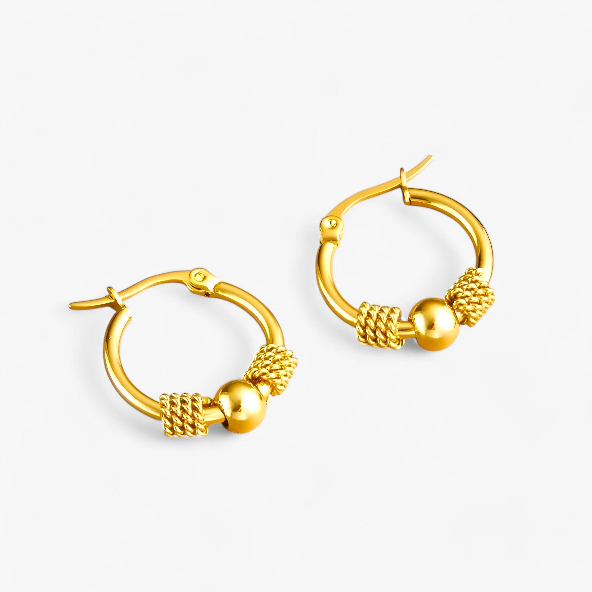 Alodia | Guldvævede øreringe – Elegante og holdbare gaver - - women's fashion - {{ product_tags }