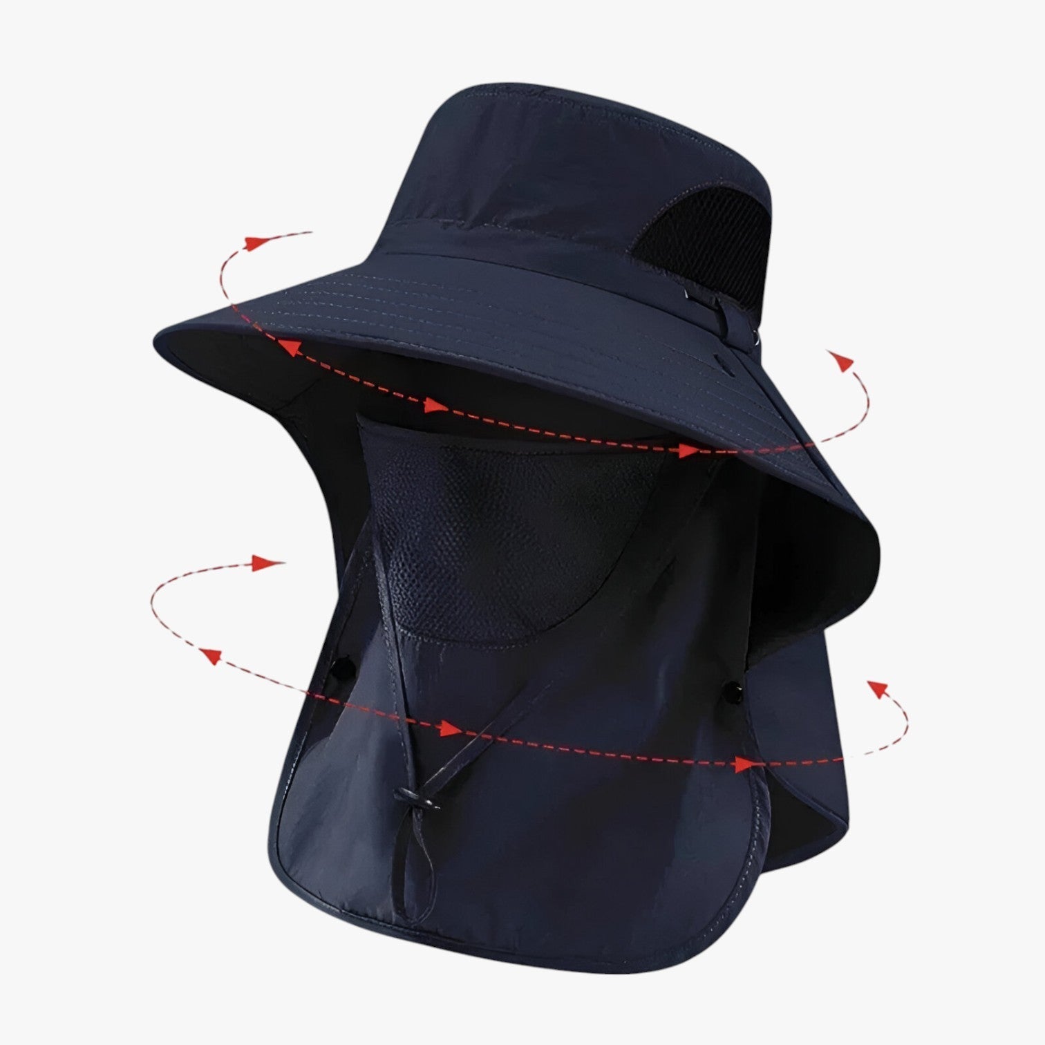 Dereck | UV-beskyttende Fiskerhat med Maske - - men's fashion - {{ product_tags }