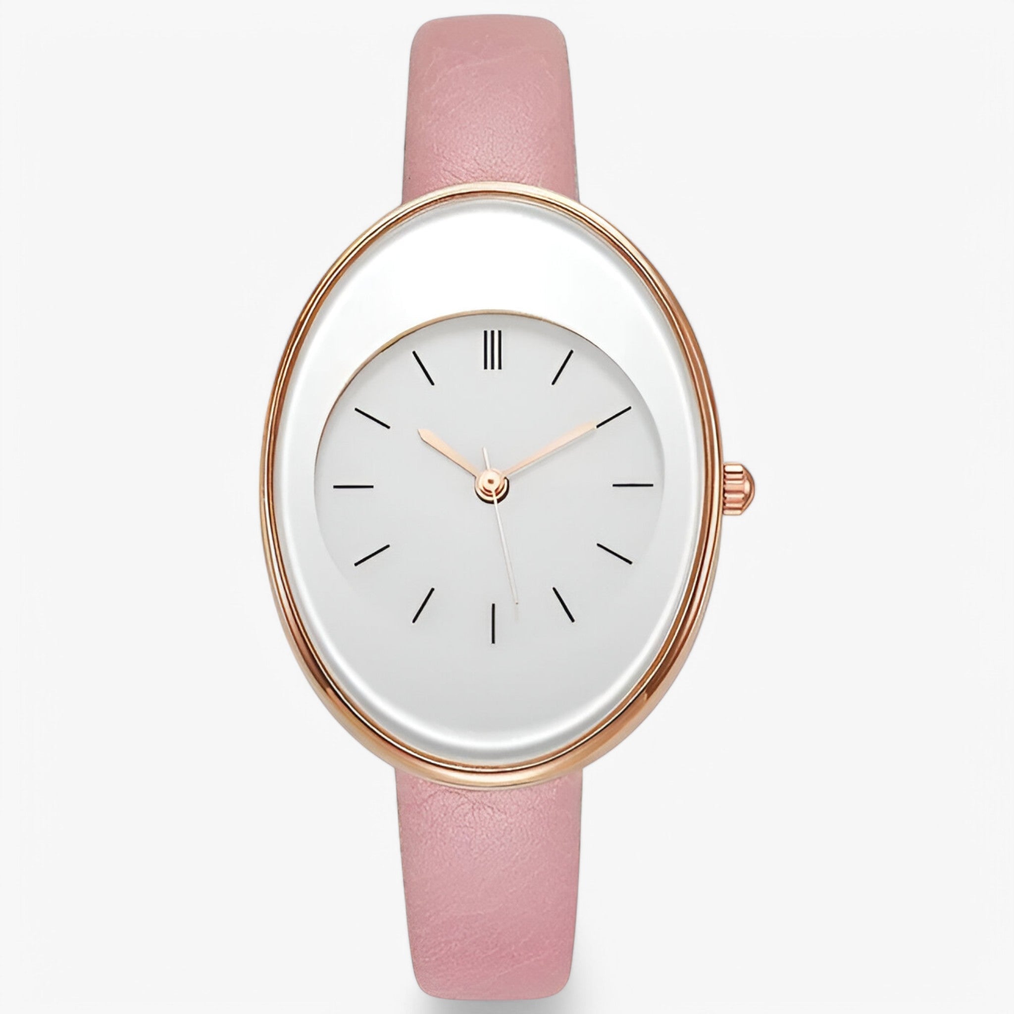 Mirella | Moderigtigt dameur med minimal rem - Lyserød - watches - {{ product_tags }