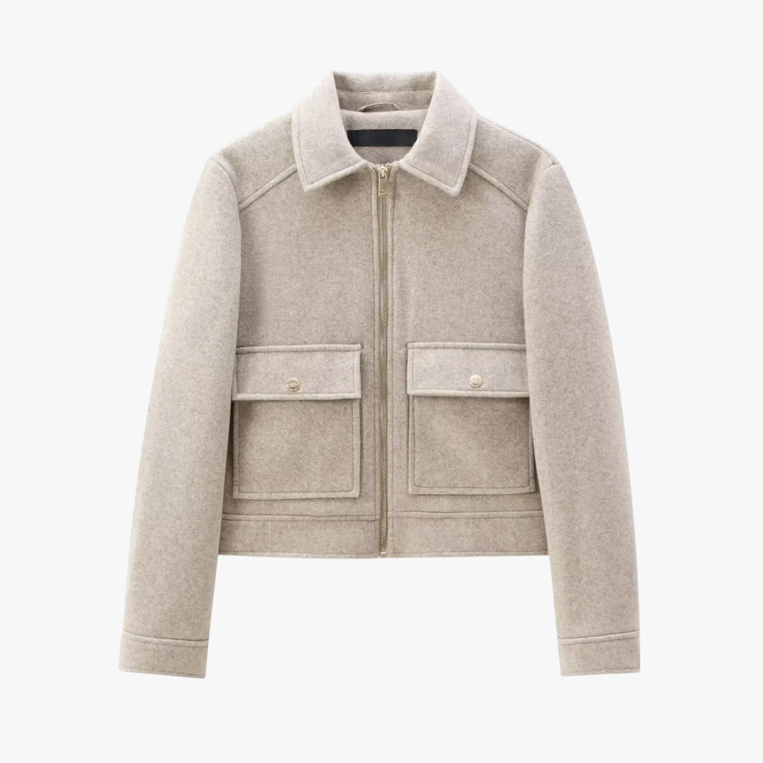 Alison | Elegant vinterjakke til vejen: varm, praktisk og med lommer - Cachi - Alison | Elegant vinterjakke til vejen: varm, praktisk og med lommer - €25 - {{ product_tags }