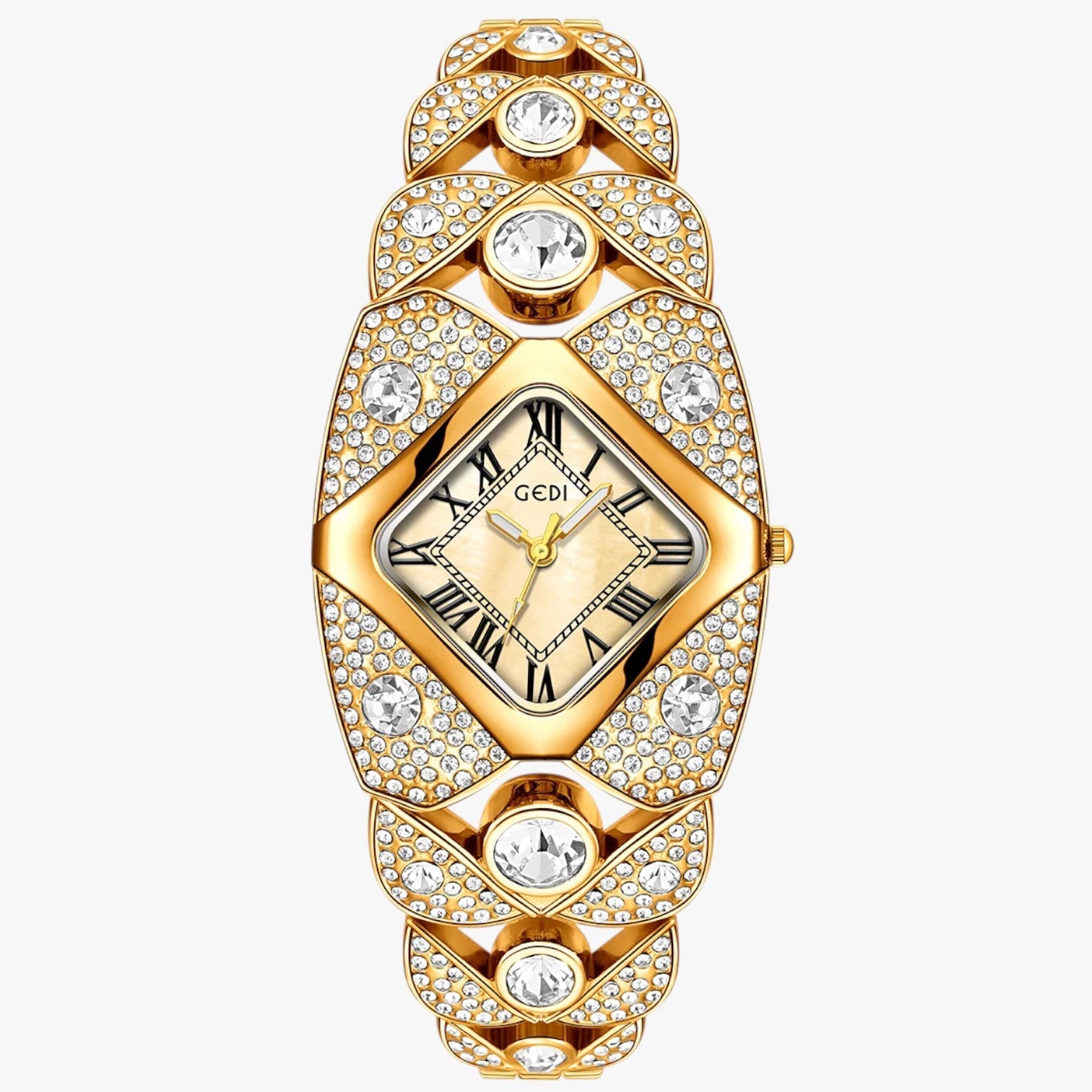 Callie | Dameure 2025 Elegance med Lys, Diamanter og Vandafvisende Design - Guld - Callie | Dameure 2025 Elegance med Lys, Diamanter og Vandafvisende Design - €25 - {{ product_tags }