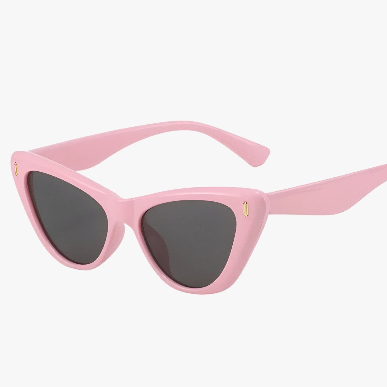 Kamila | Vintage Chic - Ovale Cat-Eye solbrille til UV-beskyttelse - Roze grijs MULTI - women's fashion - {{ product_tags }