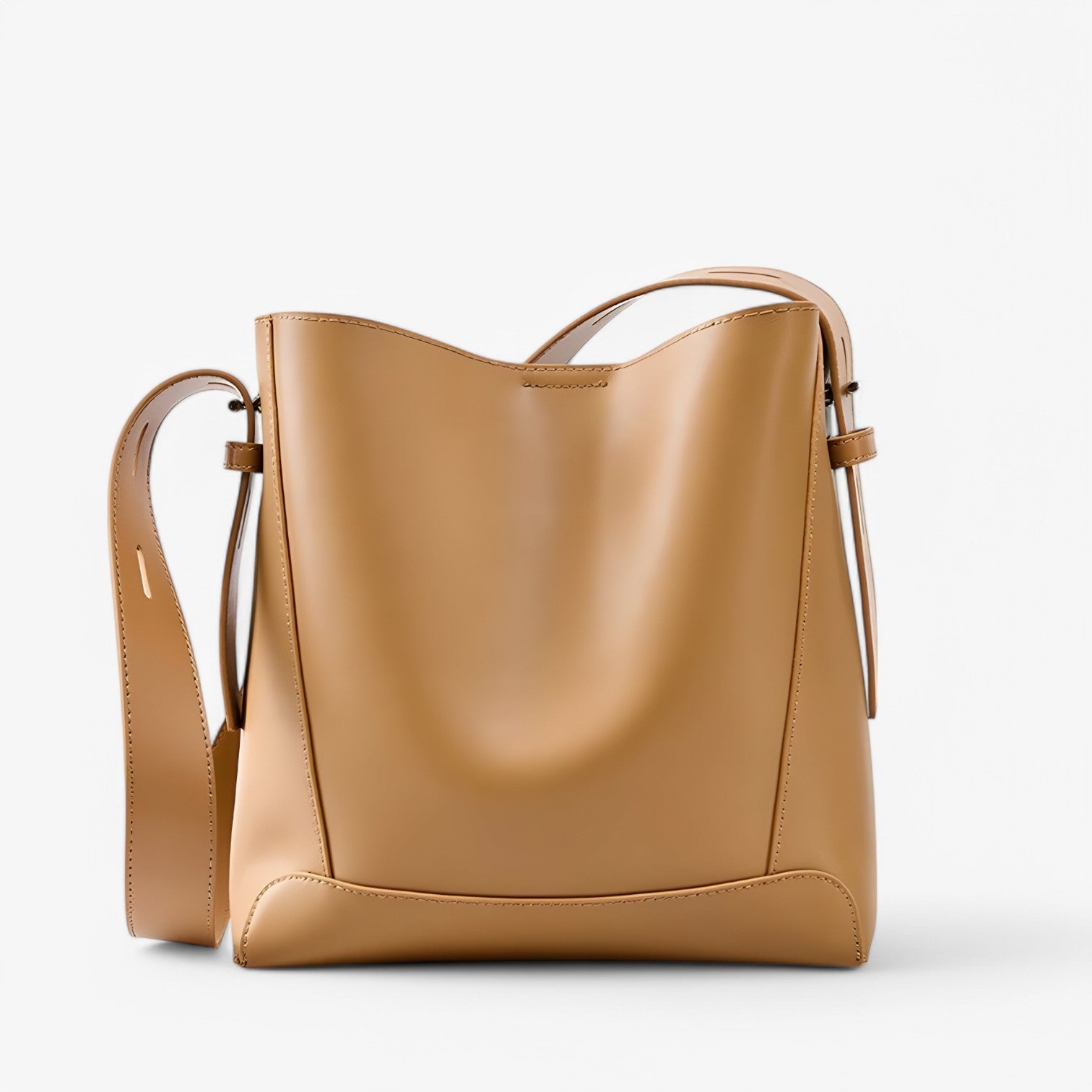 Hilda | Stilfuldt læder skuldertaske – Rummelig og elegant - - bags - {{ product_tags }