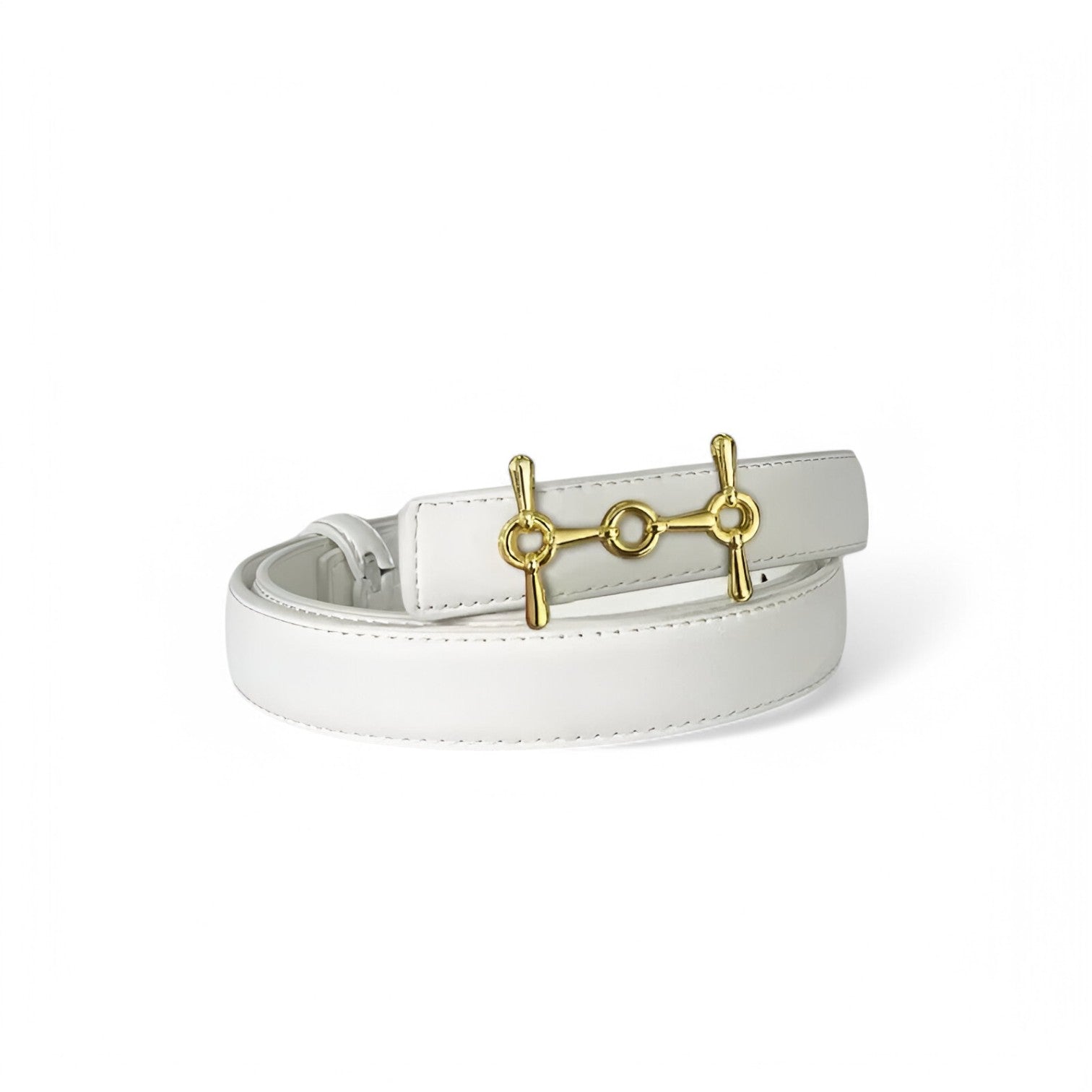 Wrenley | Stilfuld læderbælte – tidløs design og perfekt pasform - hvid 110cm - men's fashion - {{ product_tags }