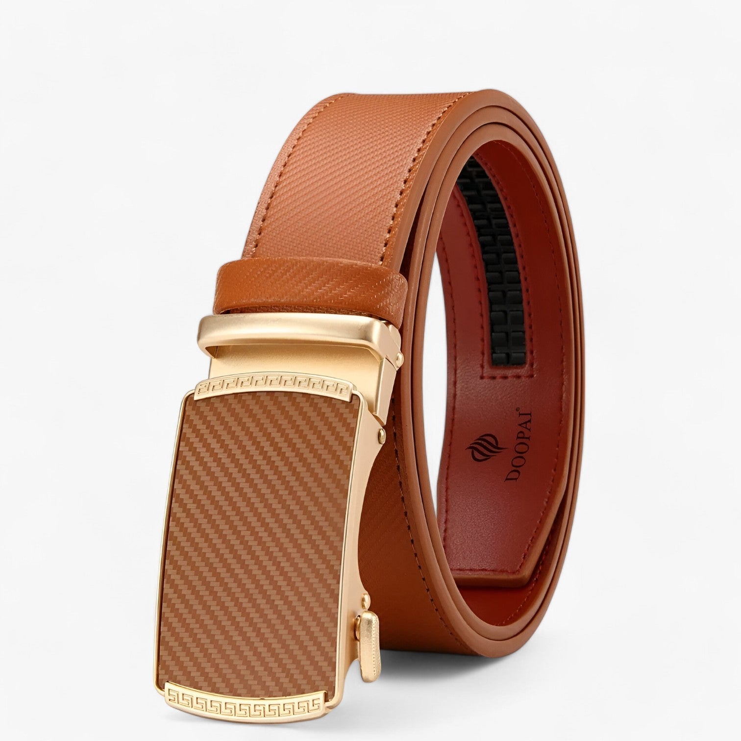 Coen | Luksus Læder Automatisk Bælte med Justerbar Spænde - Brun - men's fashion - {{ product_tags }