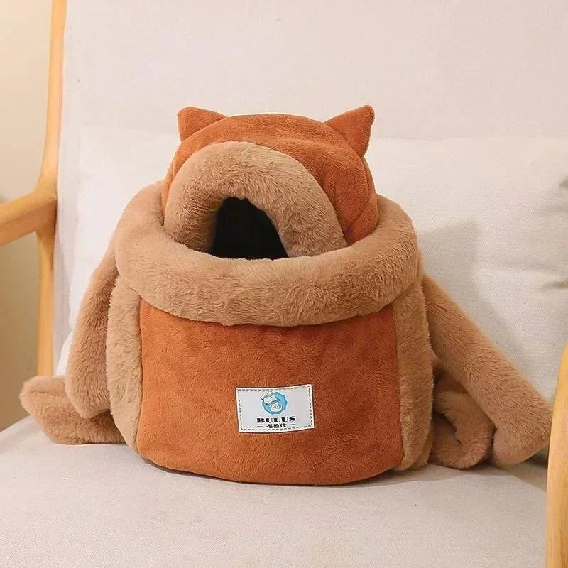 Charmerende kat i bæretaske plys - - bags - {{ product_tags }