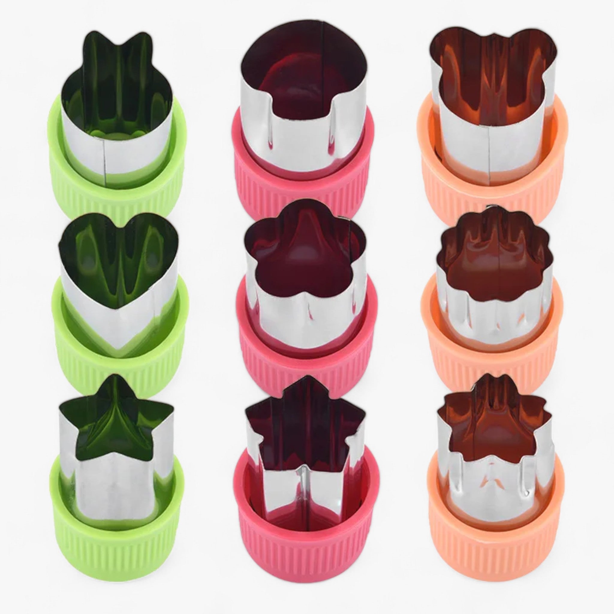 Olivia | Stjerne- og hjerteudstikker-sæt - Sjov frugt- og grøntsagsforberedelse - - house & garden - {{ product_tags }