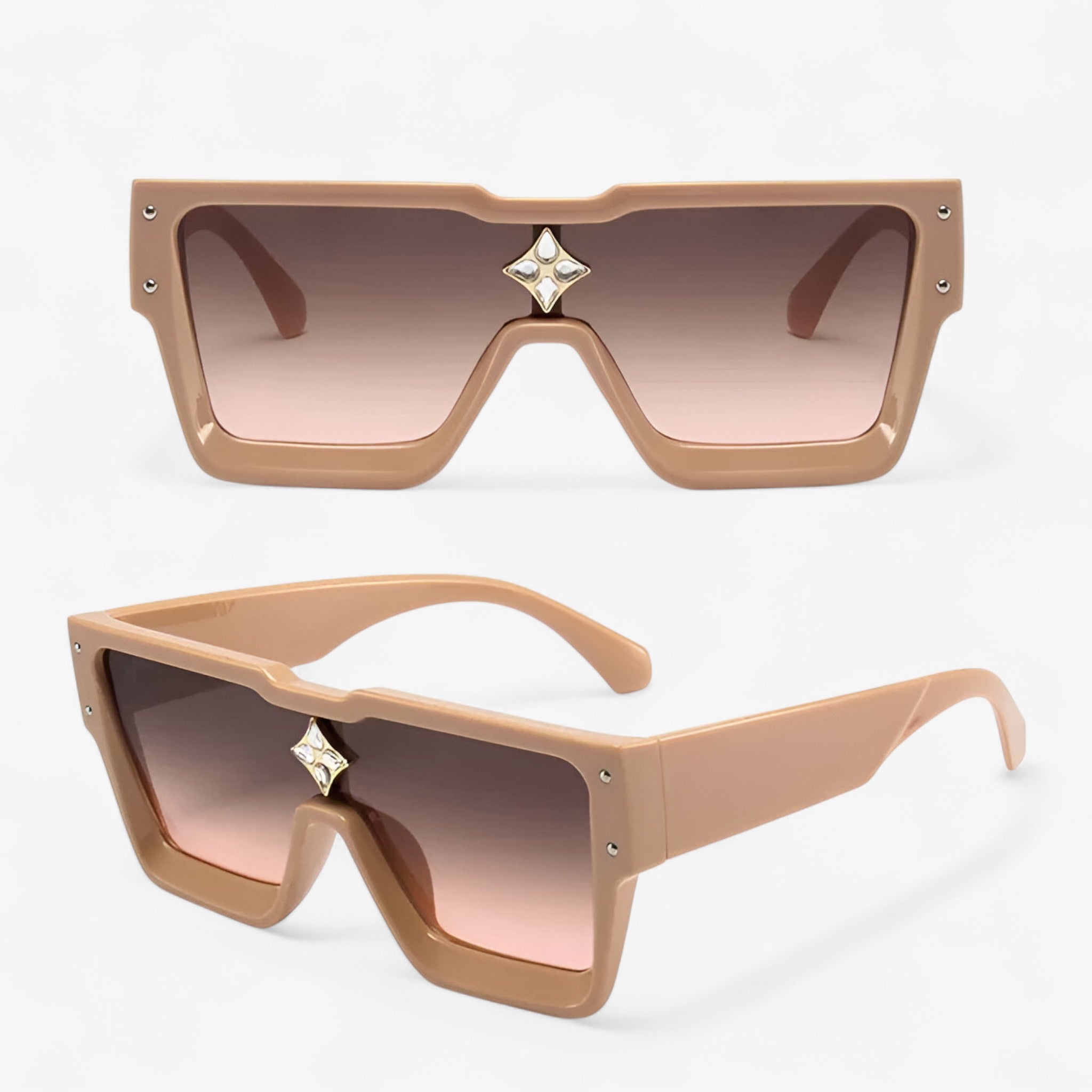 Victor | Unisex firkantet solbrille med UV400-beskyttelse - C3 - men's fashion - {{ product_tags }