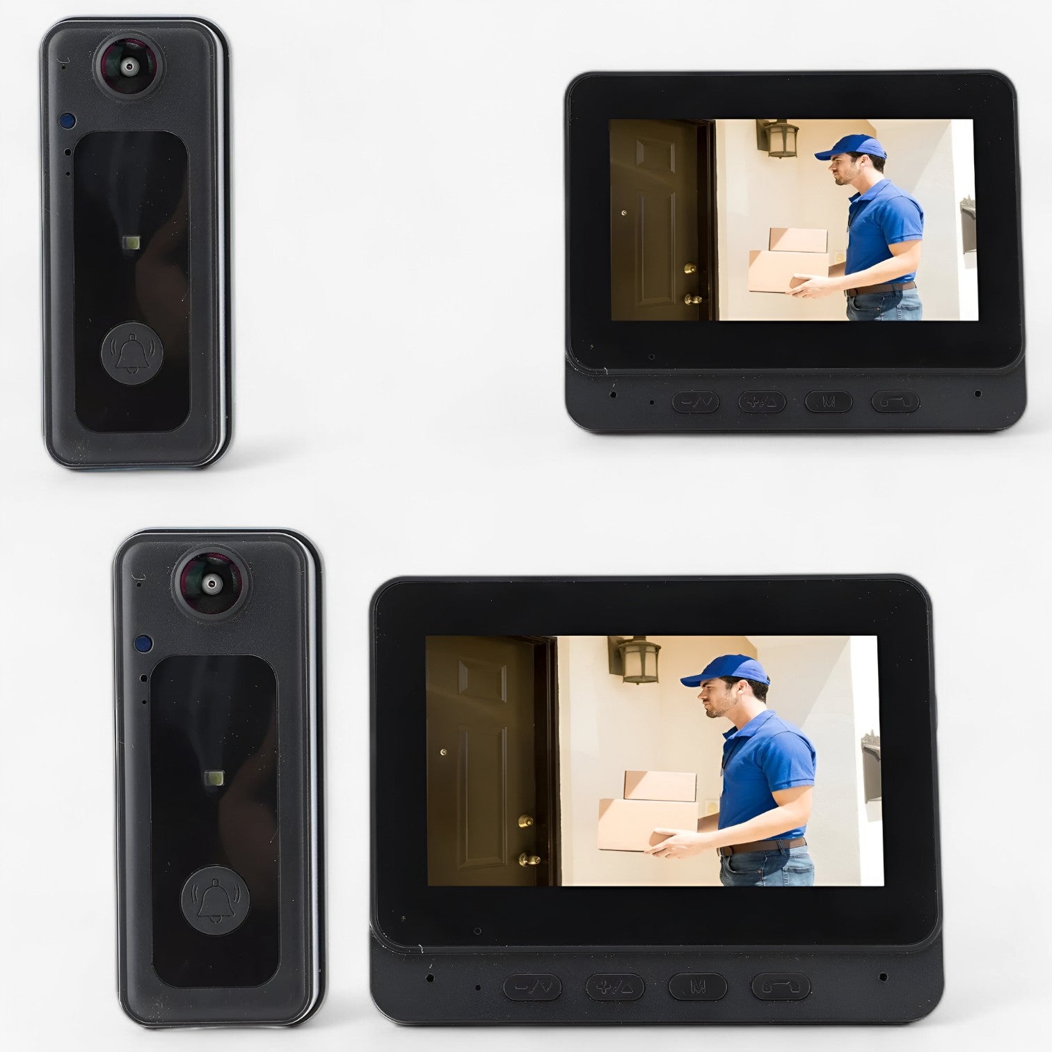 Nael | Trådløs videodørklokke med 8MP og vidvinkelobjektiv - - gadgets - {{ product_tags }