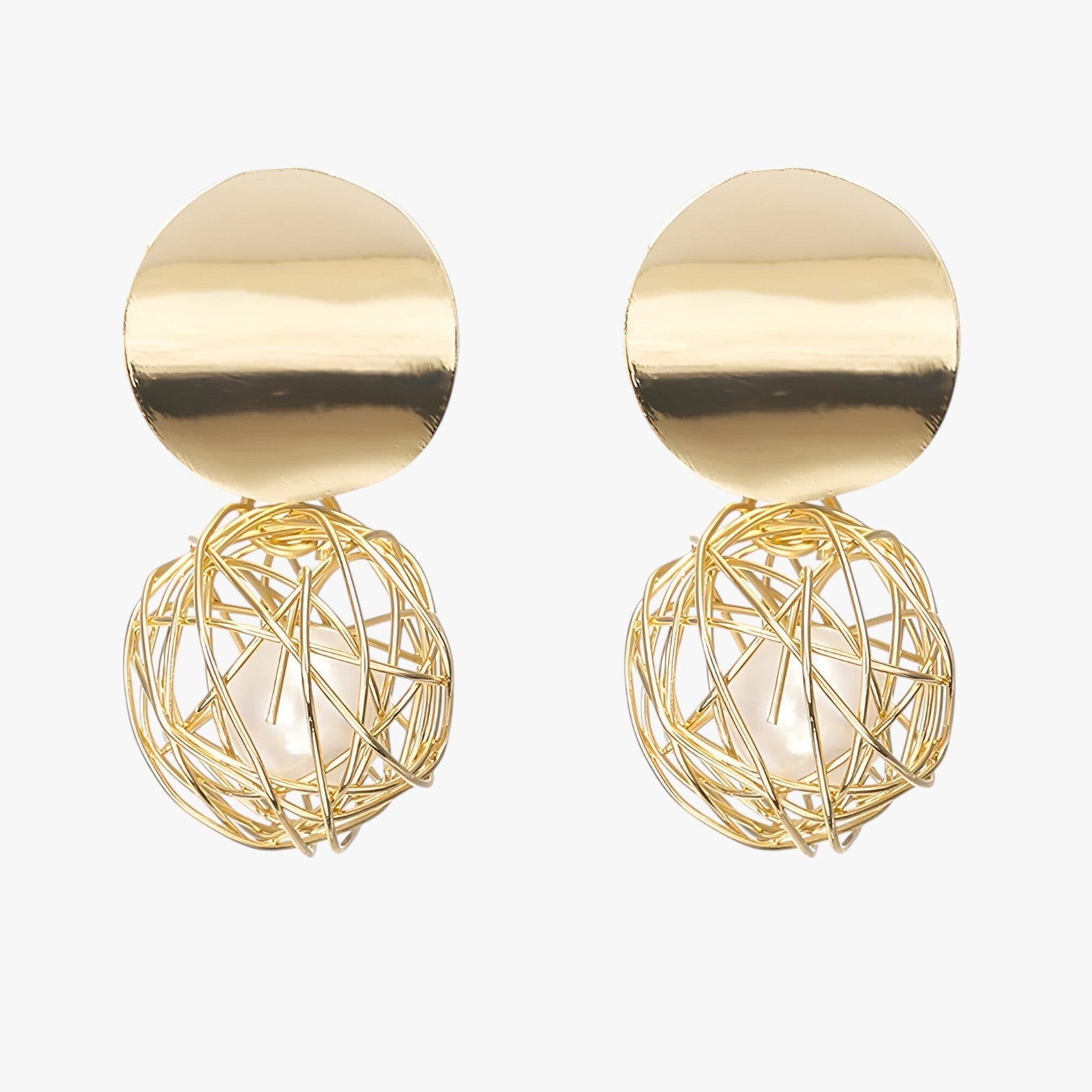 Genalyn | Afstikkere i guld med en vintage-touch - - women's fashion - {{ product_tags }