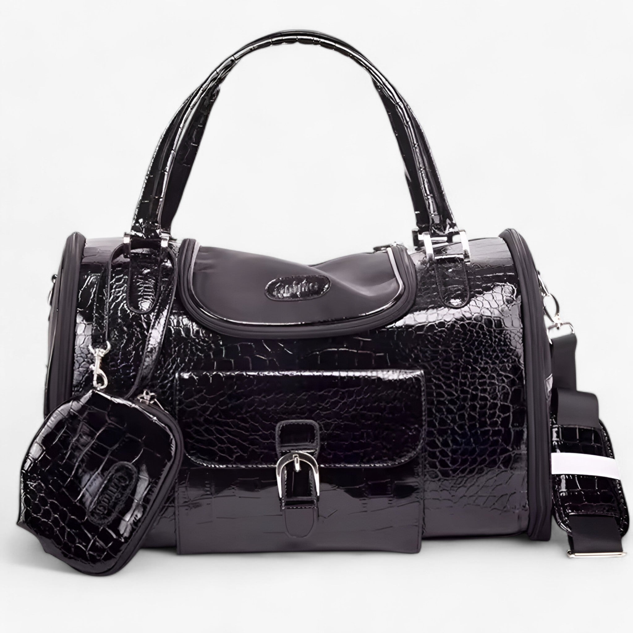 Hannah | Stilfuld PU-læder Hundebærepose - OUT30010-1 - baby - {{ product_tags }