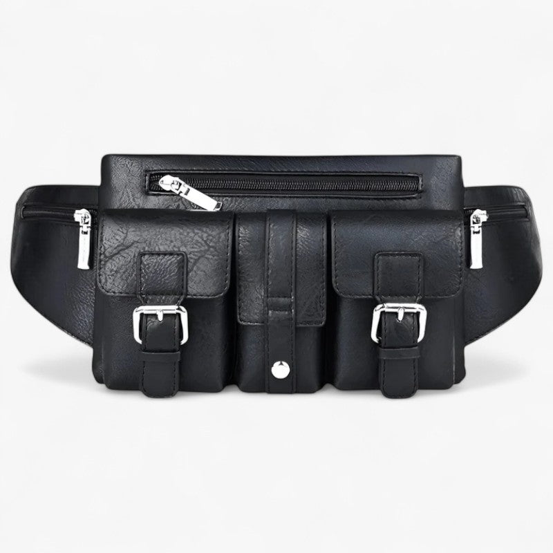 Darwin | Herre læder bæltetaske - Behagelig, sikker og perfekt - sort - bags - {{ product_tags }