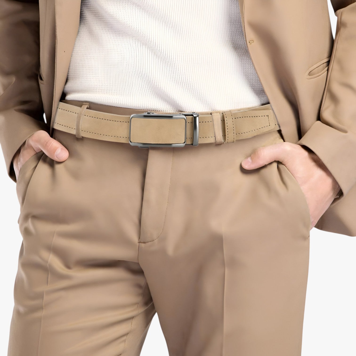 Colson | Herre bælte med automatisk spænde - Stil og komfort til hverdag - - men's fashion - {{ product_tags }
