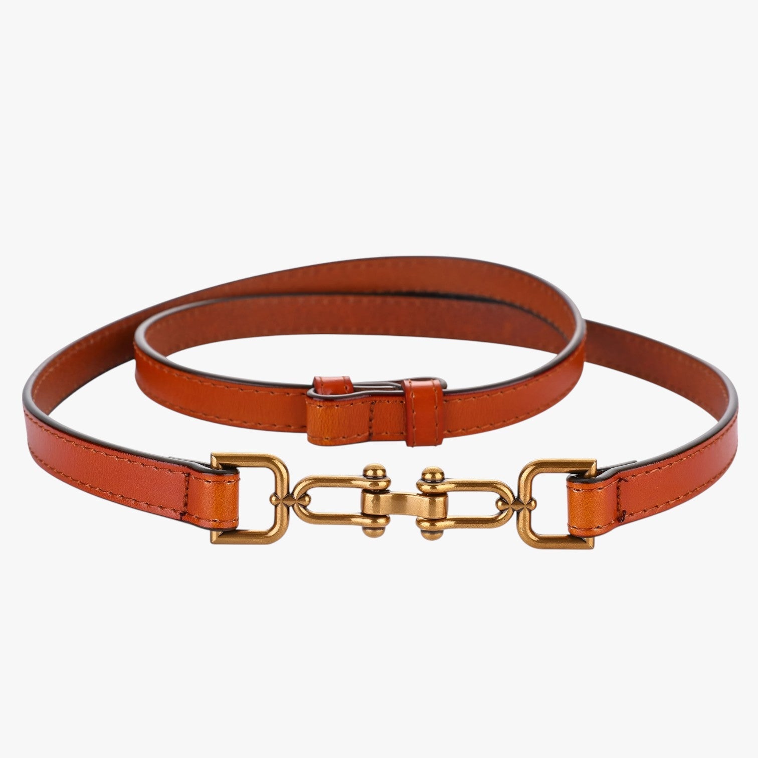 Alora | Bred talje i læder i koreansk stil - Brun 97cm CINA - men's fashion - {{ product_tags }