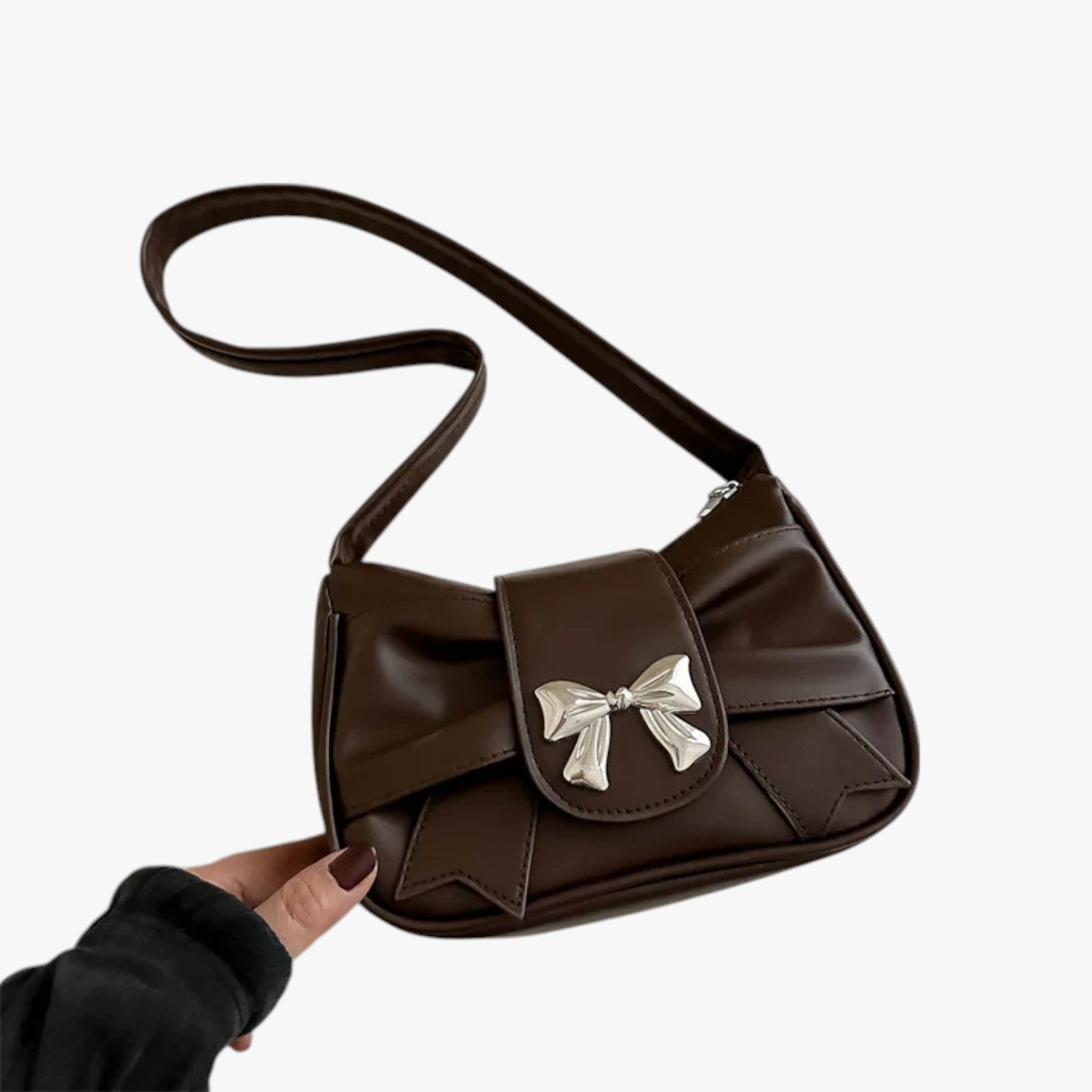 Alilie | Elegant dameskovertas – Kompakt og elegant taske - Brun - Alilie | Elegant dameskovertas – Kompakt og elegant taske - €25 - {{ product_tags }