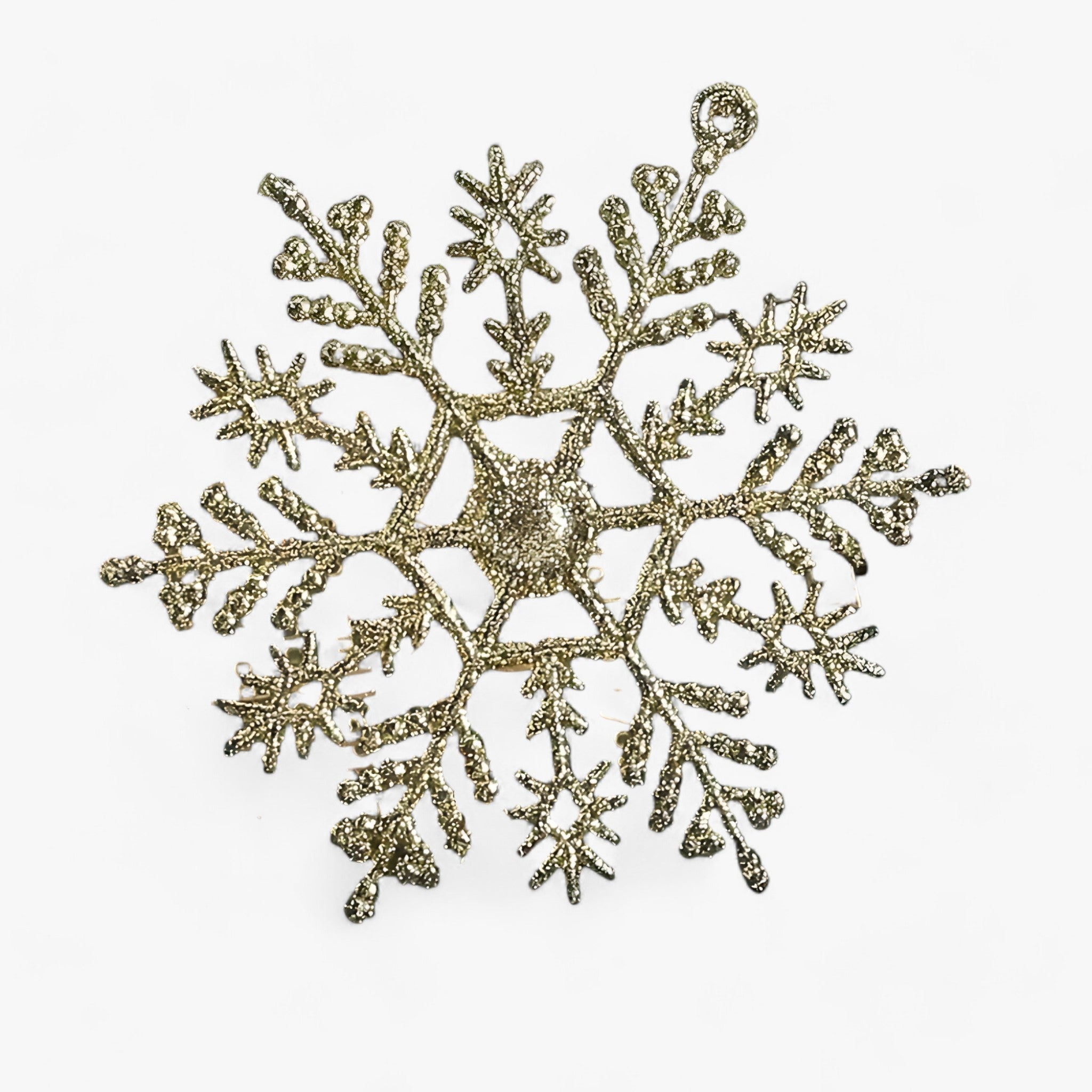 Snøfnug | Snøfnugsanhænger - Tilføj en glitrende accent til dit juletræ - Guld 12Stykker - christmas - {{ product_tags }