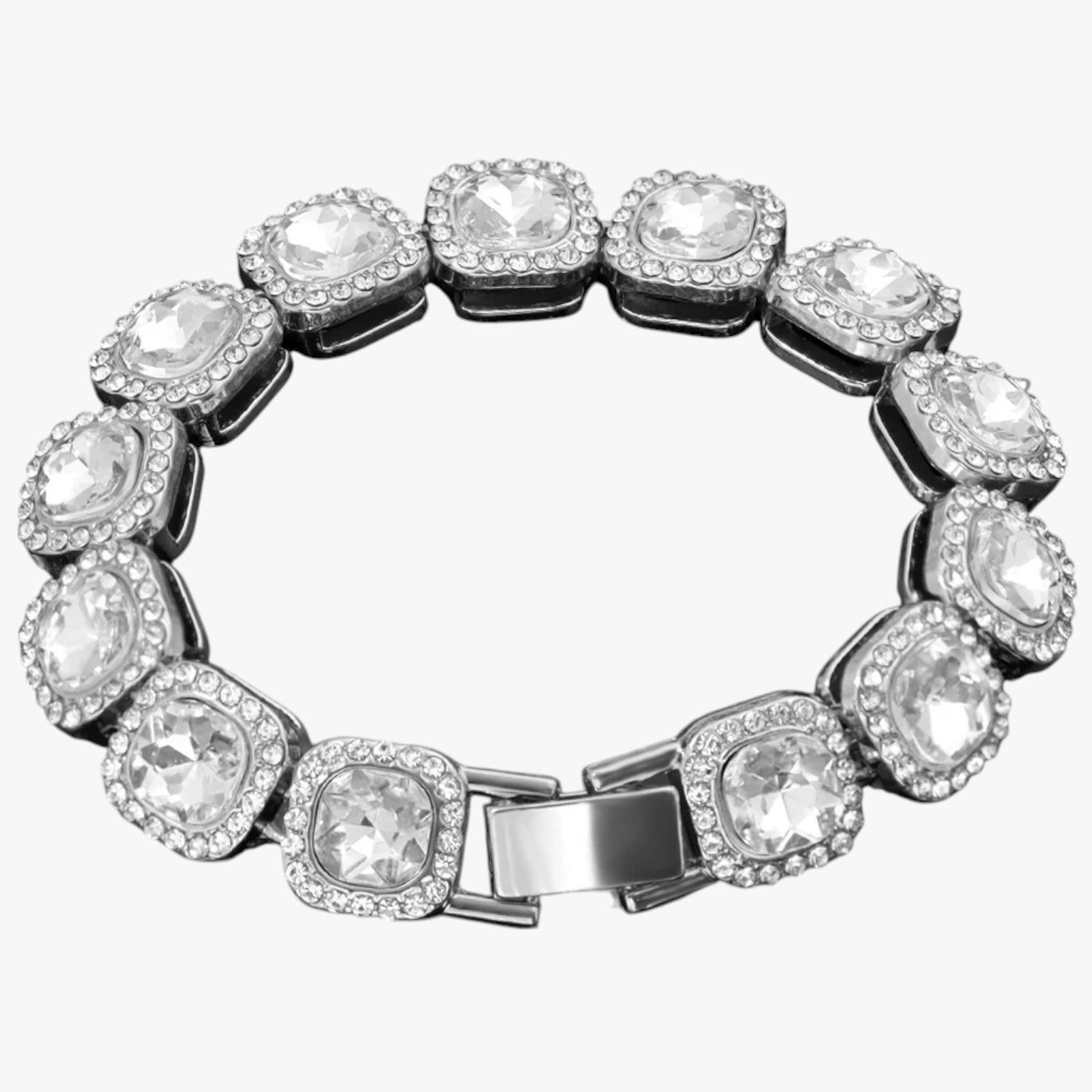 Emery | Tennisarmbånd med Hjerte- og Krystaldangler – Hip Hop Elegance til Enhver Lejlighed - Sølv 2 - Emery | Tennisarmbånd med Hjerte- og Krystaldangler – Hip Hop Elegance til Enhver Lejlighed - €25 - {{ product_tags }