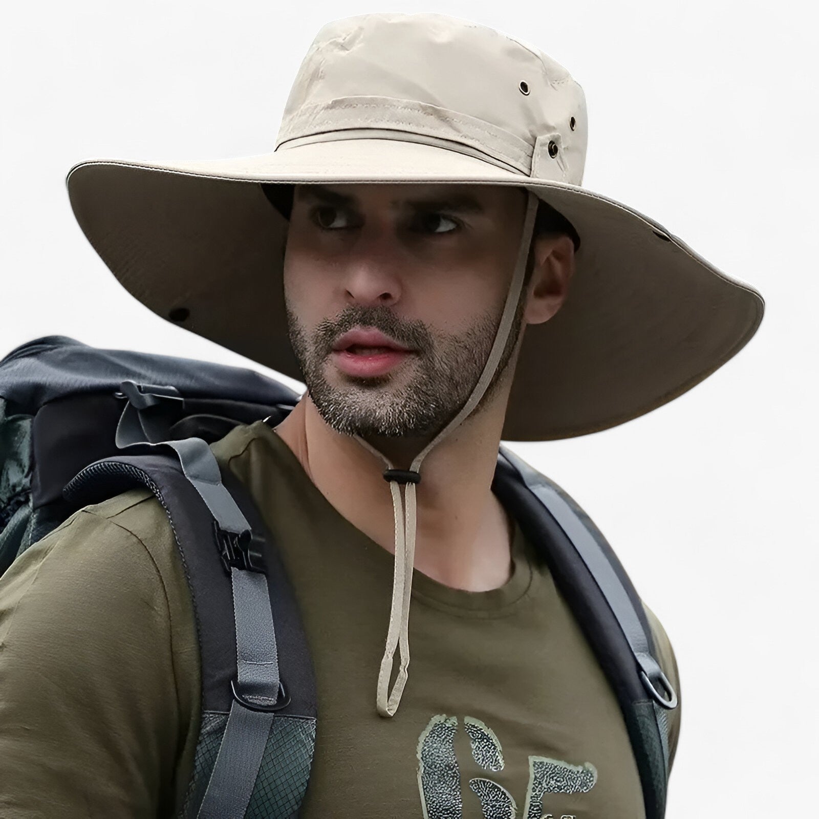 Zeno | UV-beskyttende udendørs hat - Khaki 58-60cm - other - {{ product_tags }