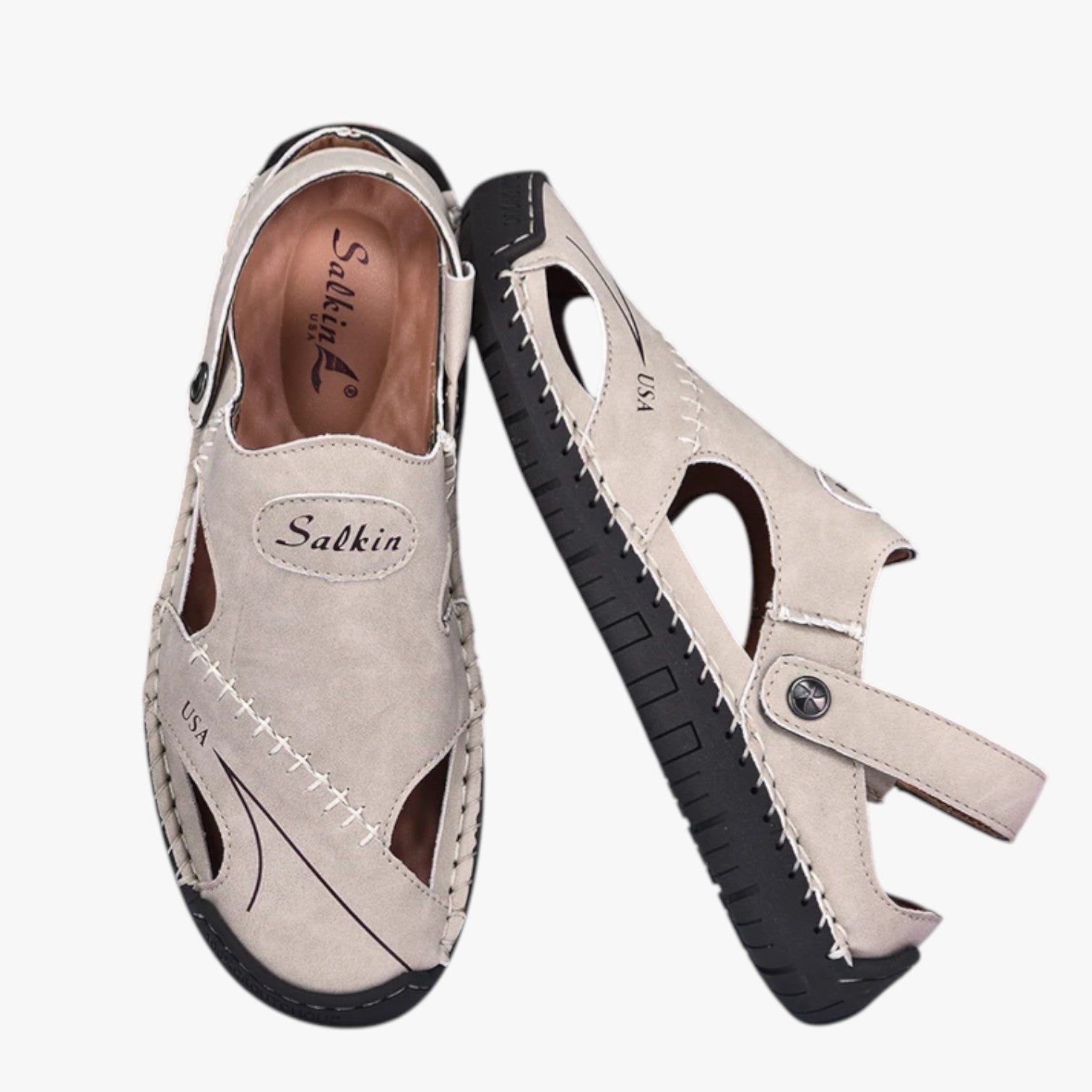 Owen | Herre sommersandaler - Åndbart læder og skridsikker sål for et stilfuldt præg - - Owen | Herre sommersandaler - Åndbart læder og skridsikker sål for et stilfuldt præg- €25 - {{ product_tags }
