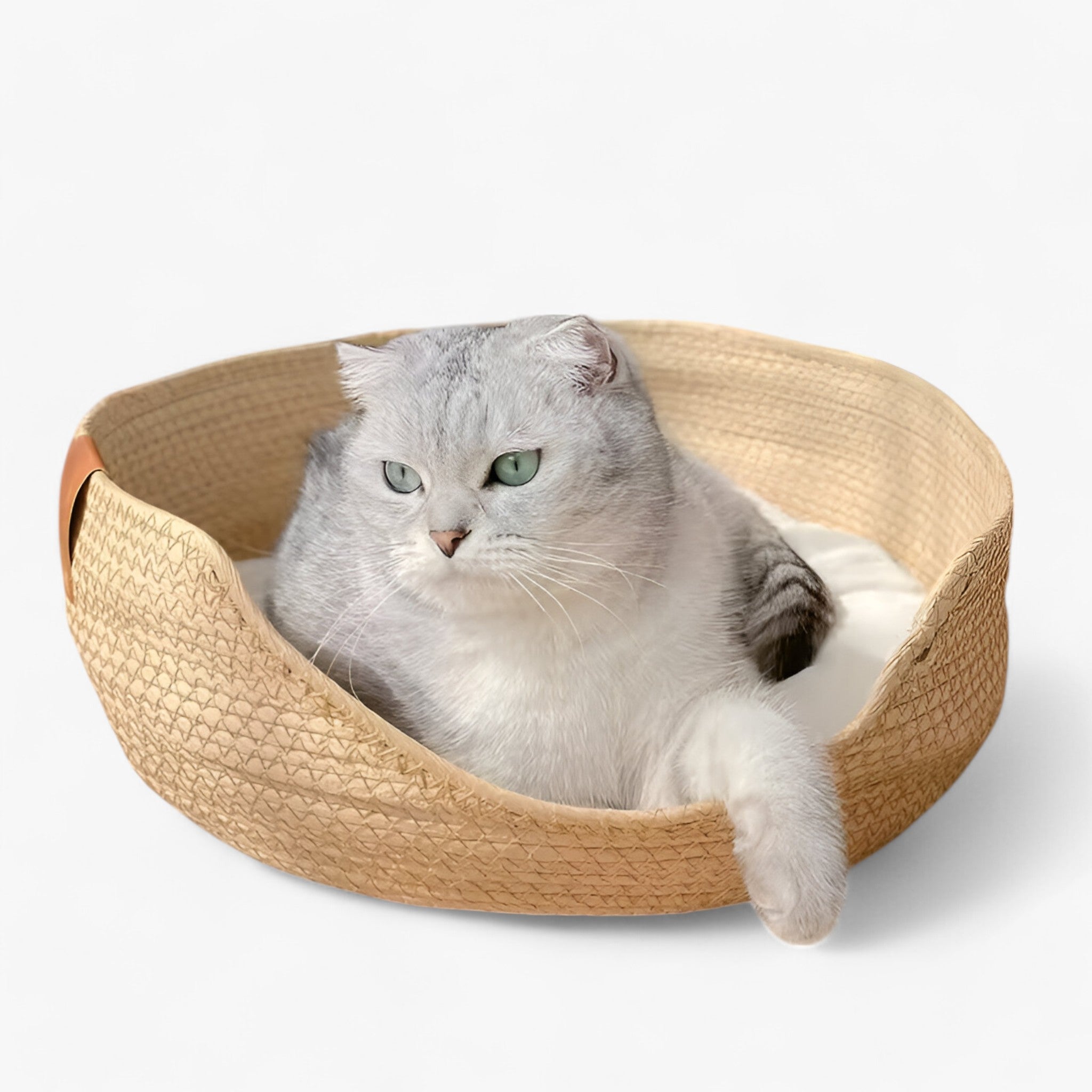 Luna Nest | Håndvævet Bambus Kæledyrsseng - - baby - {{ product_tags }
