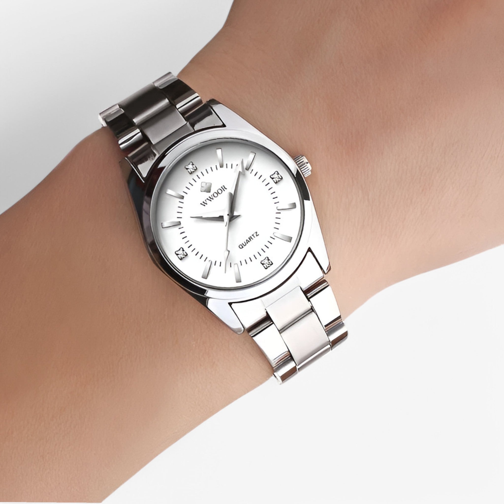 Anna | Klassisk luksus dameur lavet af rustfrit stål med delikat urskive - - watches - {{ product_tags }