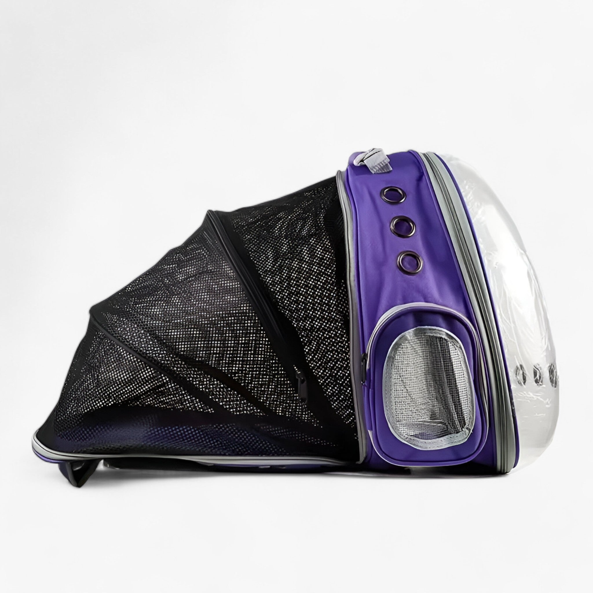 Luna | Rummelig Astronaut-kattenrygsæk med Boblevindue - Lilla - other - {{ product_tags }