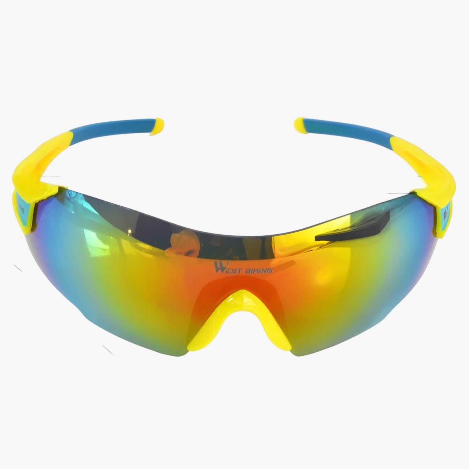 Roderick | Vind- og vandtæt cykelbrille – klart udsyn og ultimativ beskyttelse - Gul Blå - other - {{ product_tags }