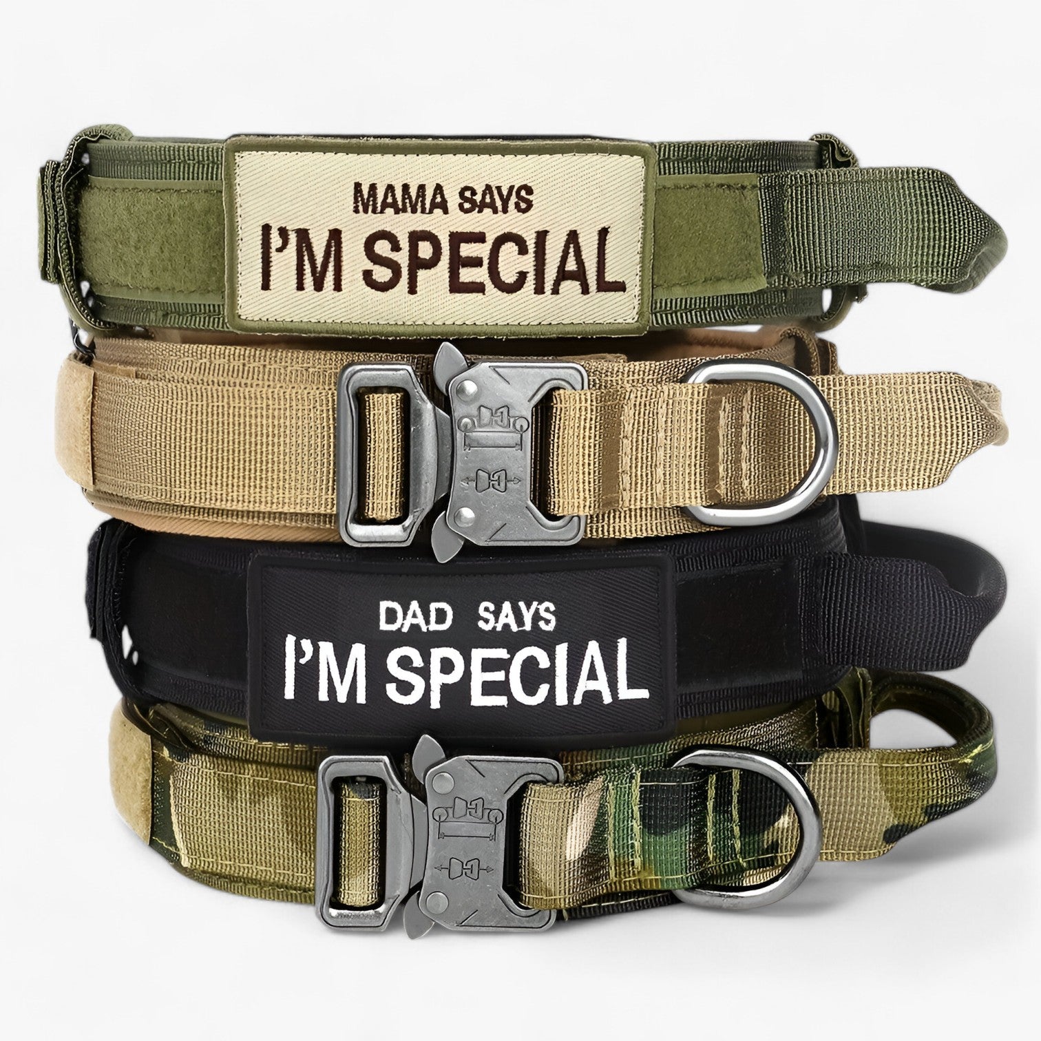 Brodie| Taktisk hundehalsbånd med håndtag til træning - - other - {{ product_tags }