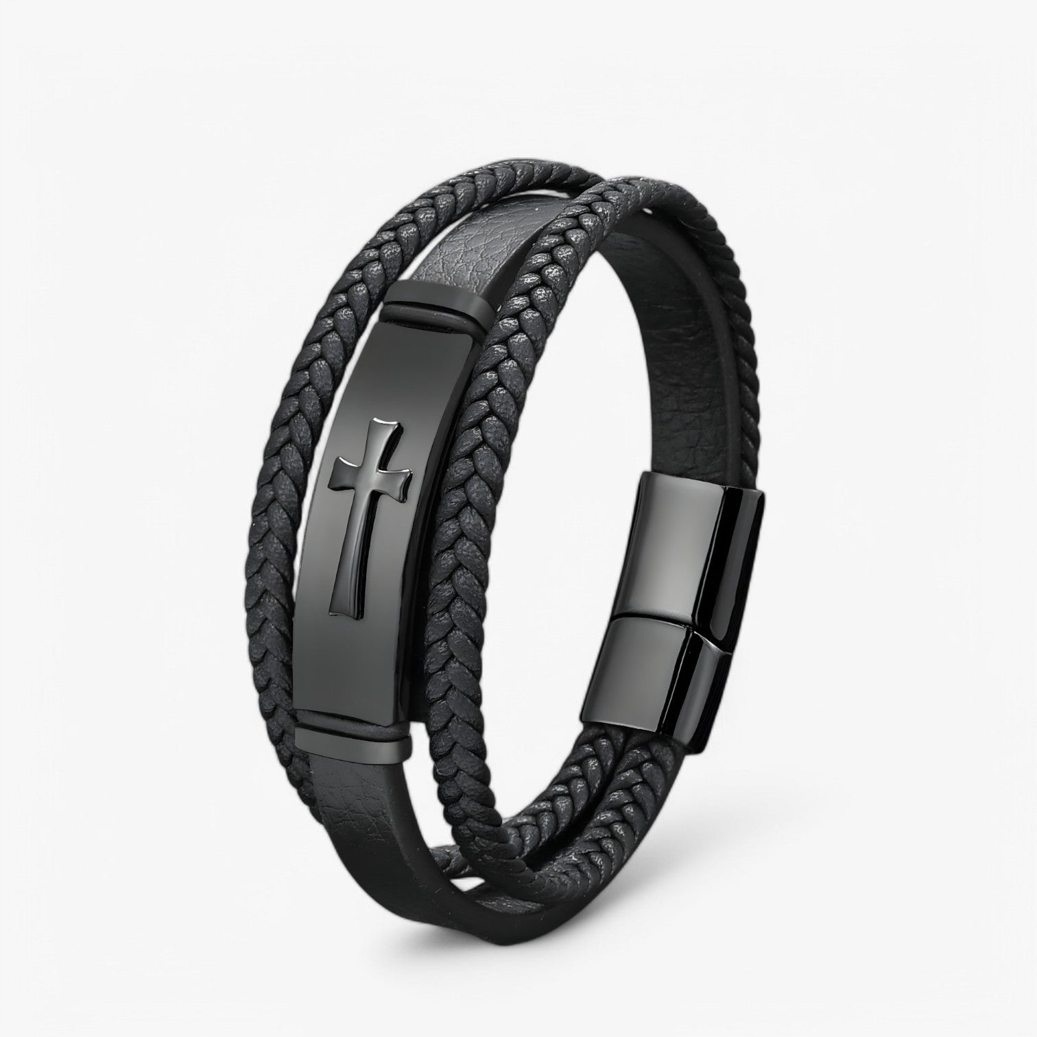 Rafa | Store Sort-Guld Korsarmbånd - Stil B-Sort - watches - {{ product_tags }