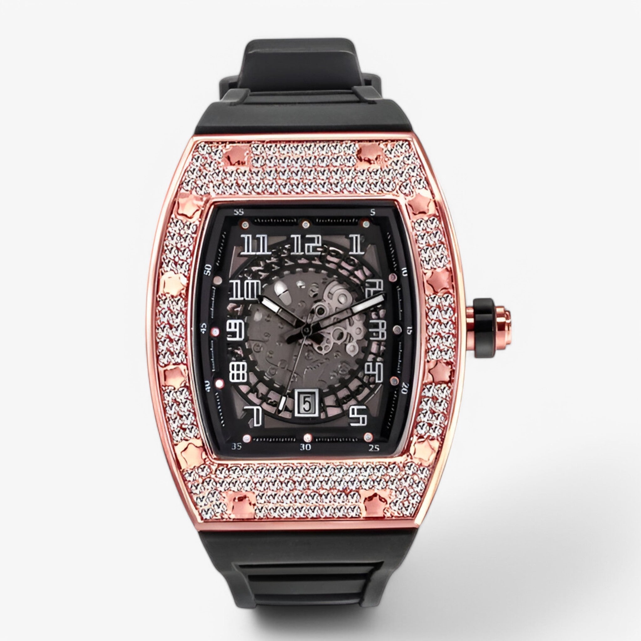 Leonardo | Luksus Tonneau Ur - Rød - watches - {{ product_tags }