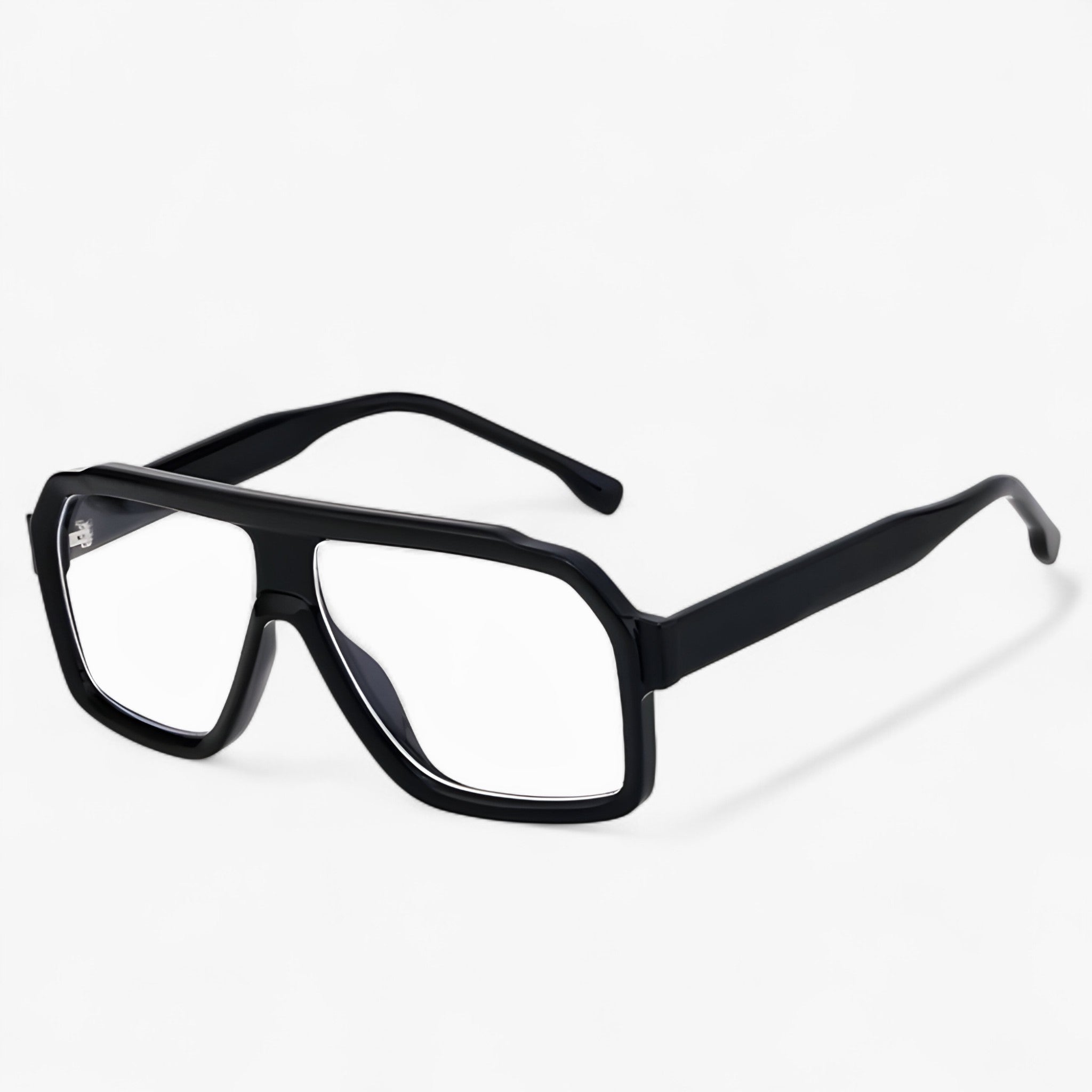 Viggo | Overdimensionerede Vindtætte Punk Solbriller - Sort Hvid - men's fashion - {{ product_tags }