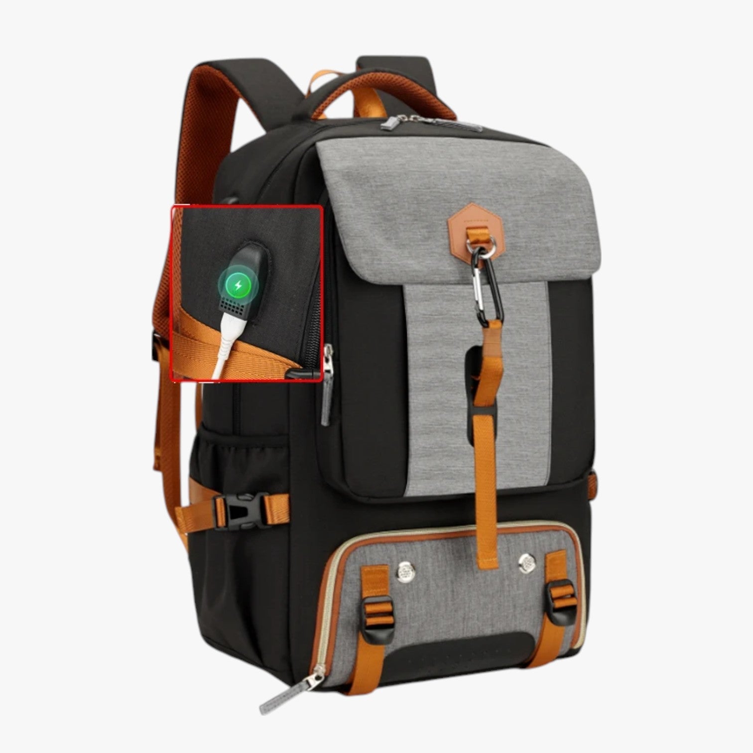 Antonio | Mandoplakat til mænd med stor kapacitet, vandtæt og alsidig til rejser og studie - - Antonio | Mandoplakat til mænd med stor kapacitet, vandtæt og alsidig til rejser og studie - €25 - {{ product_tags }