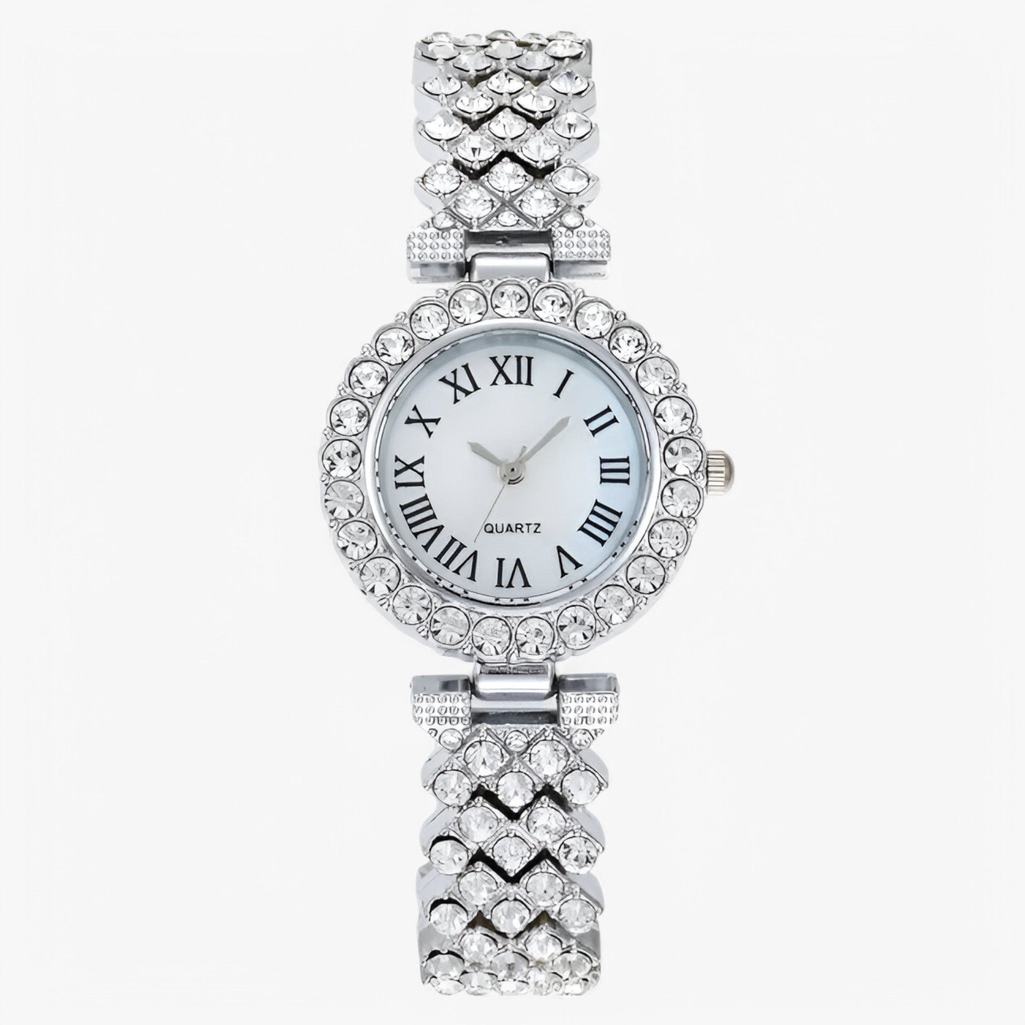 Maria | Rose guld ur med diamanter - Sølv - watches - {{ product_tags }