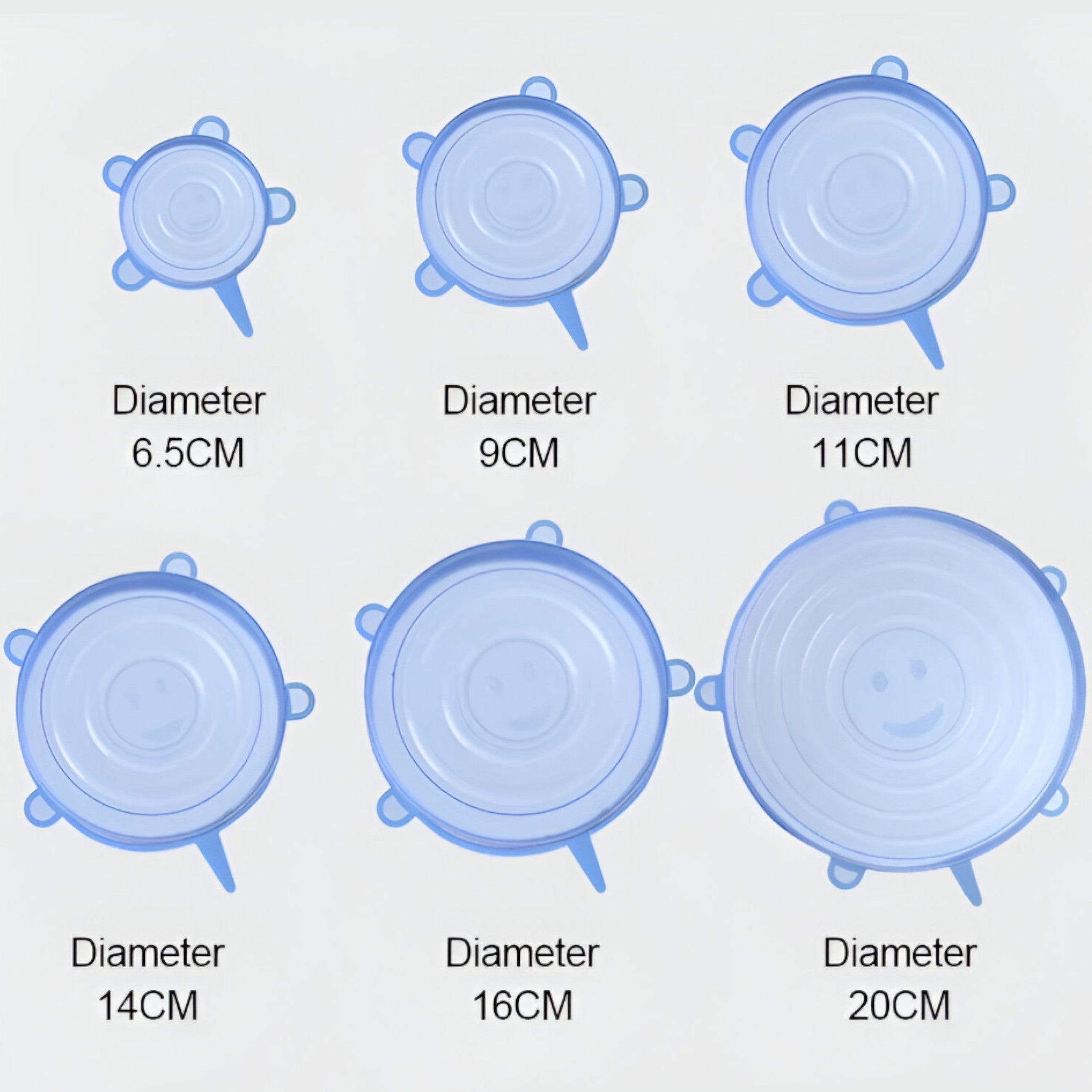 12 stk Silikone Dæk | Bæredygtige, genanvendelige maddække - - house & garden - {{ product_tags }