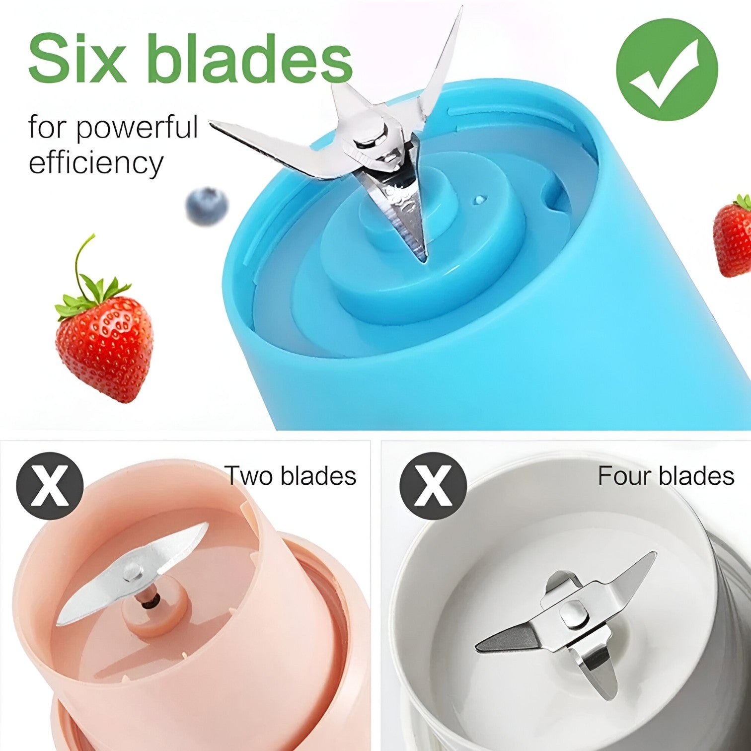 Karylle | Bærbar USB-juicer: Friske smoothies når som helst og hvor som helst - - gadgets - {{ product_tags }