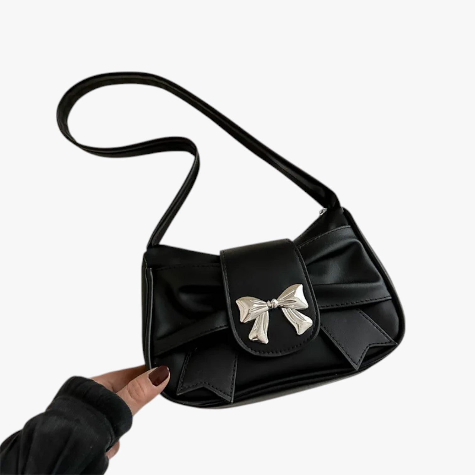 Alilie | Elegant dameskovertas – Kompakt og elegant taske - Sort - Alilie | Elegant dameskovertas – Kompakt og elegant taske - €25 - {{ product_tags }