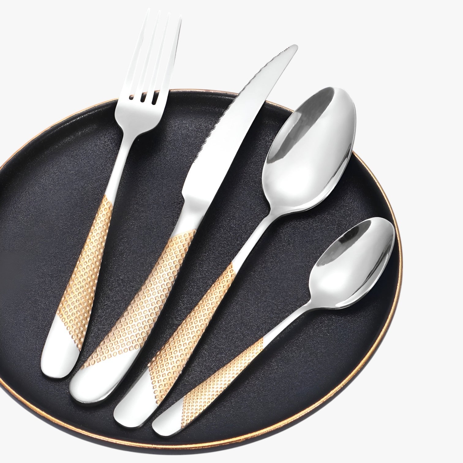 Kaeli | Sæt bestik i rustfrit stål til hele familien - - house & garden - {{ product_tags }