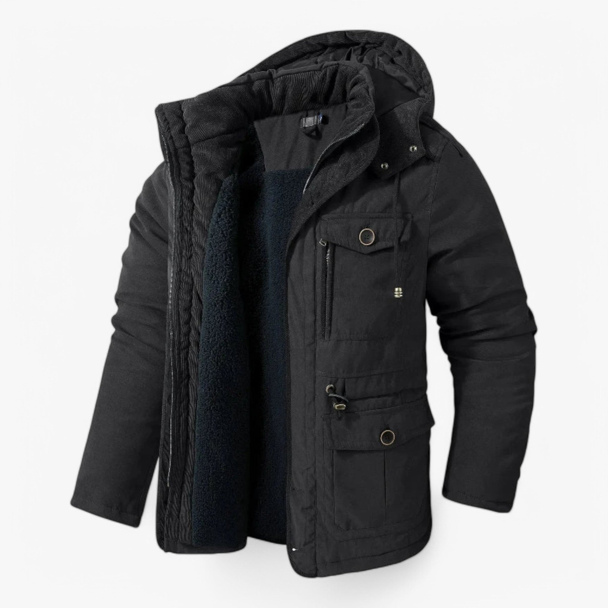 Jake | Vinterjakke - Sort - winter - {{ product_tags }