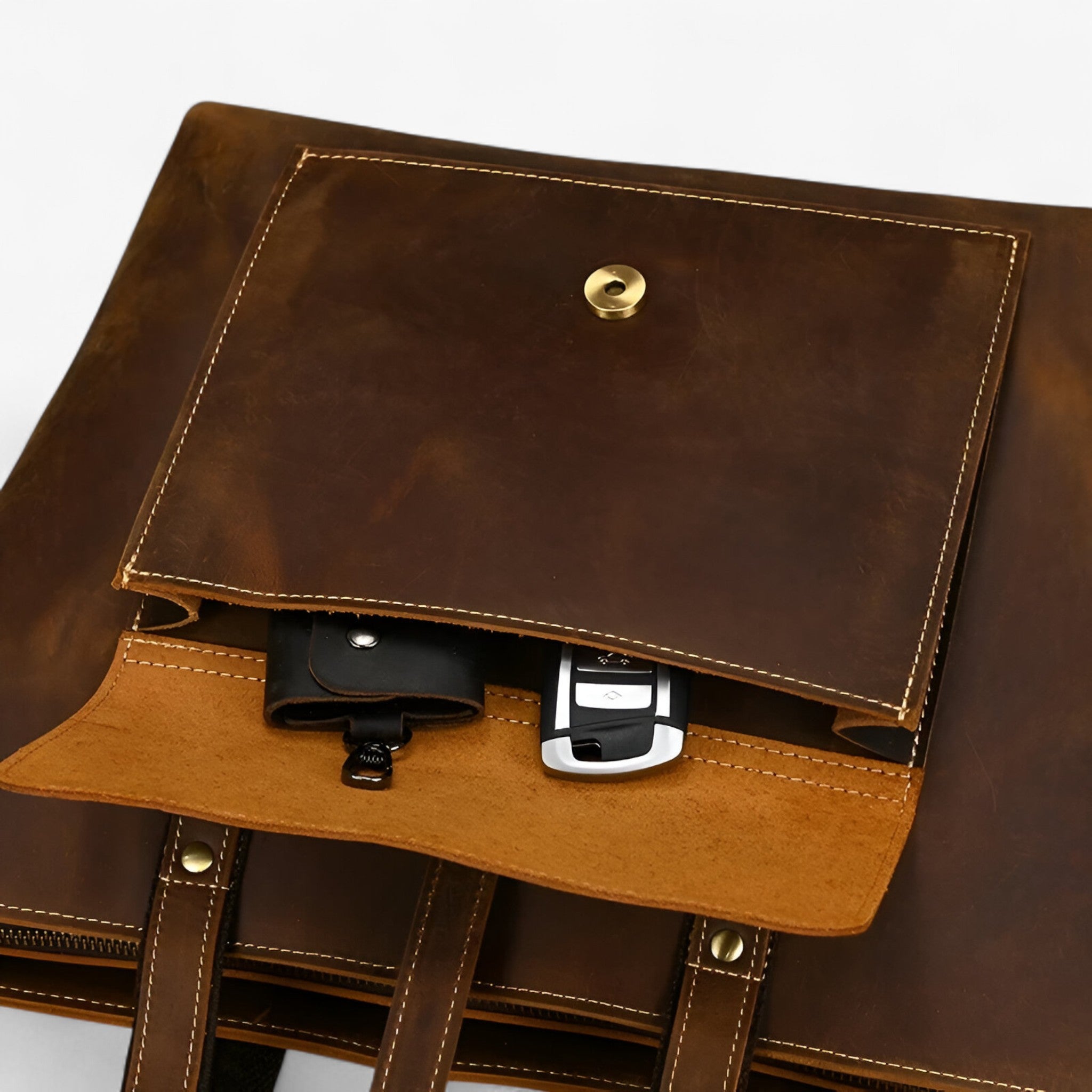 Elegant Echte Læder Tote Taske til Kvinder – Rummelig & Letvægtsdesign - - bags - {{ product_tags }