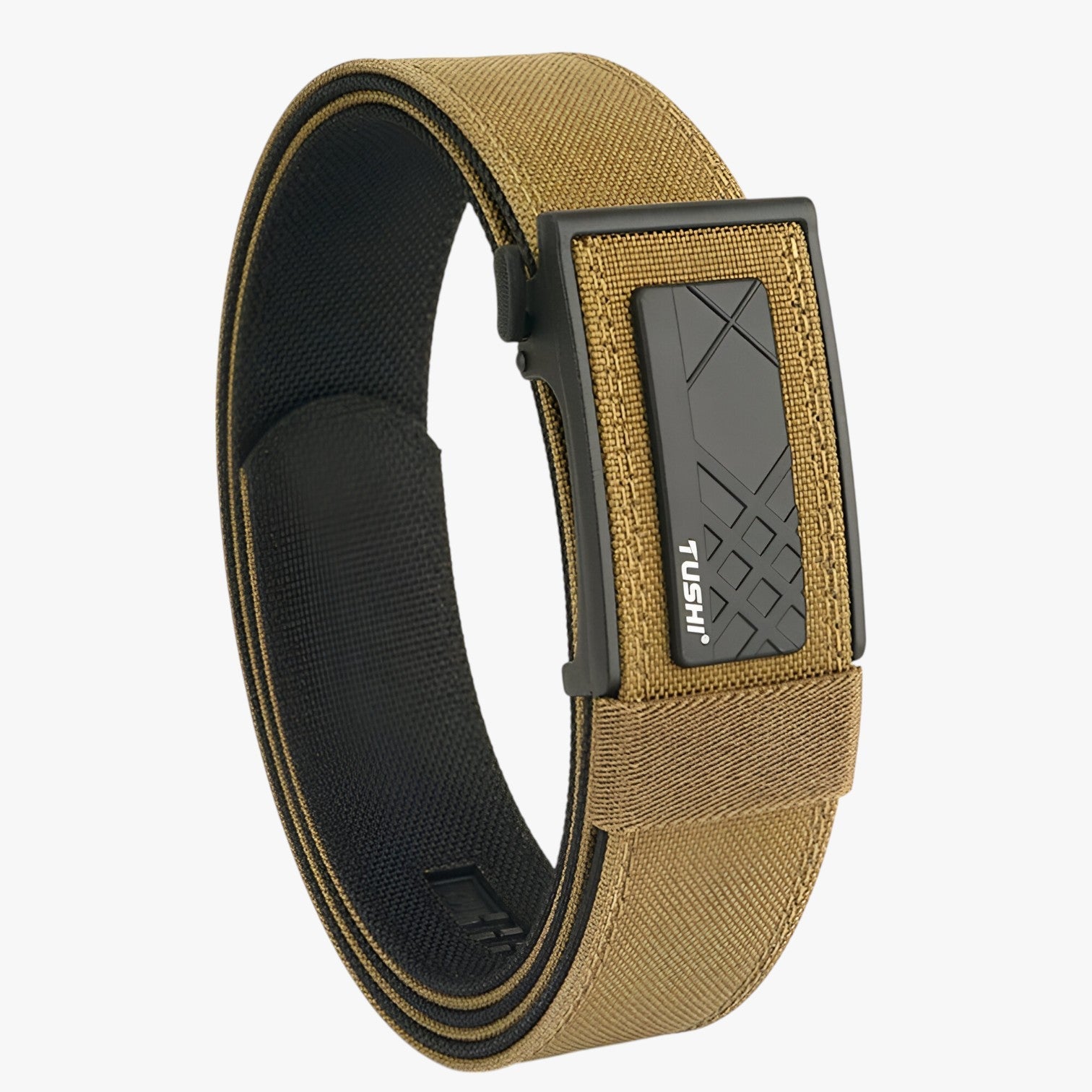 Chase | Nylon taktisk bælte med automatisk spænde - 3.8-Brun - men's fashion - {{ product_tags }